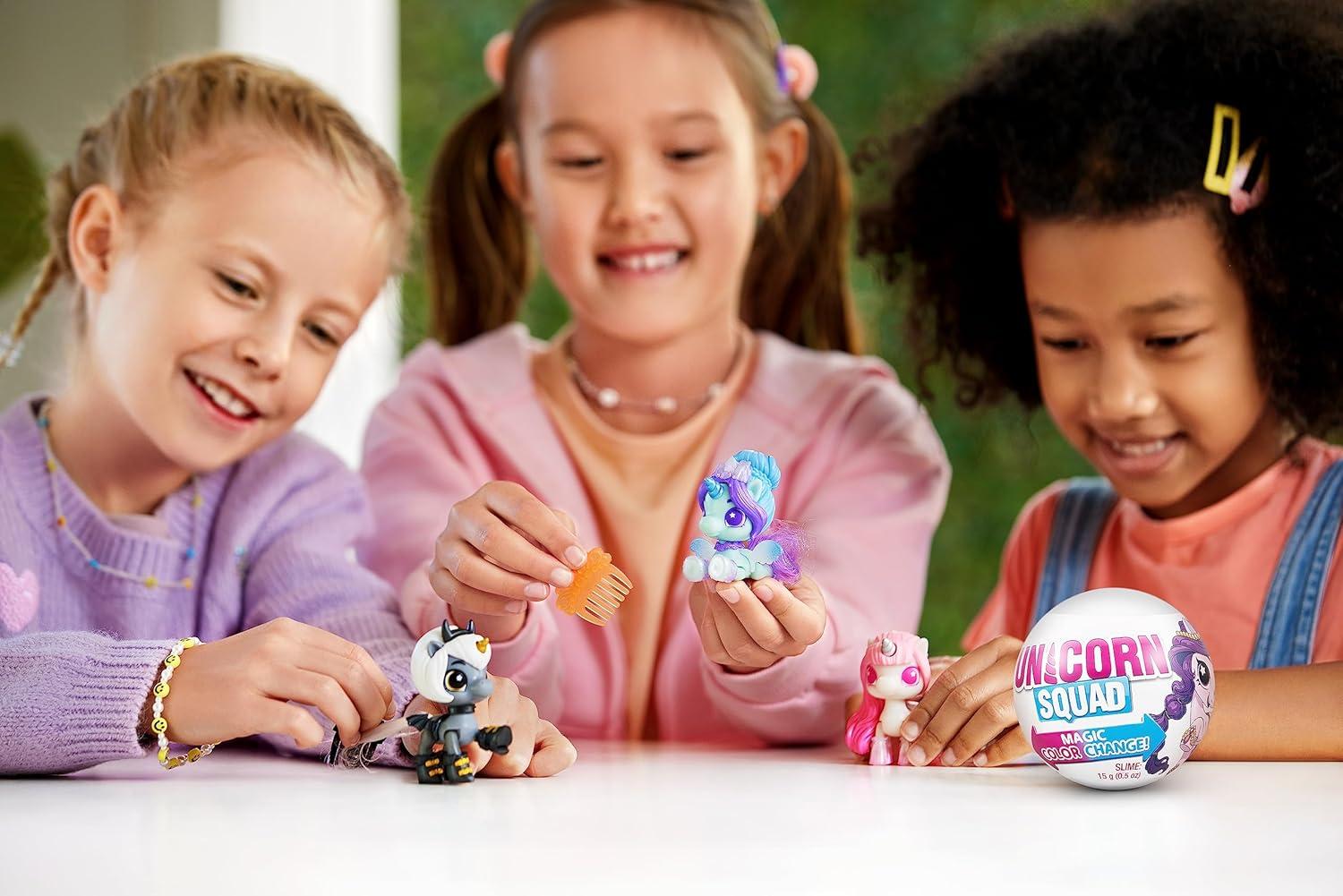 5 Surprise Unicorn Squad Series 7 (2 Pack) by ZURU Magic Color Change, Glowing Fairies, Collectibles Mini Unicorn Toys