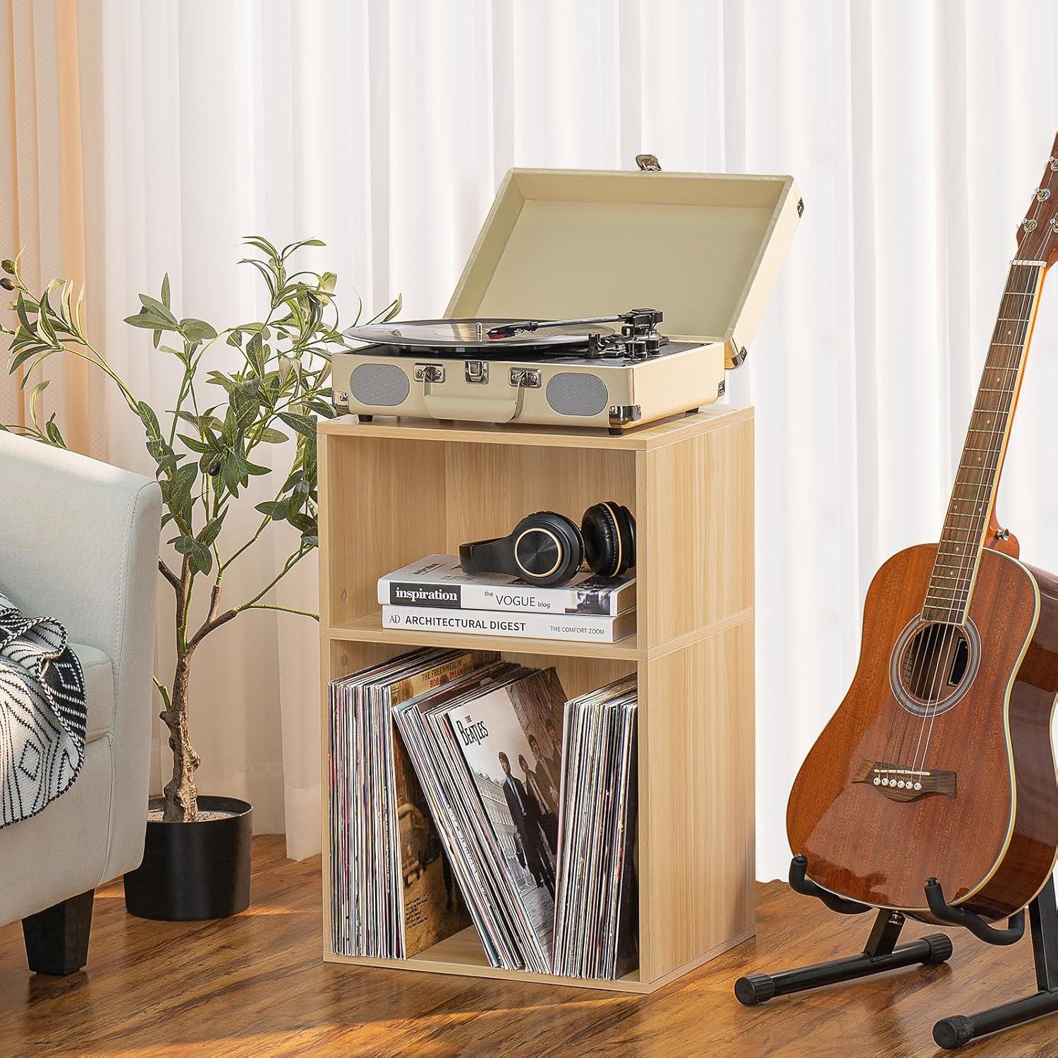 Satiny 7 Cube Bookshelf 3-Tier Bookcase with Legs, Mint-Green Kids Book Shelf Cute Storage Organizer, Toy Shelves Bookshelves,Wood Display Bookcases