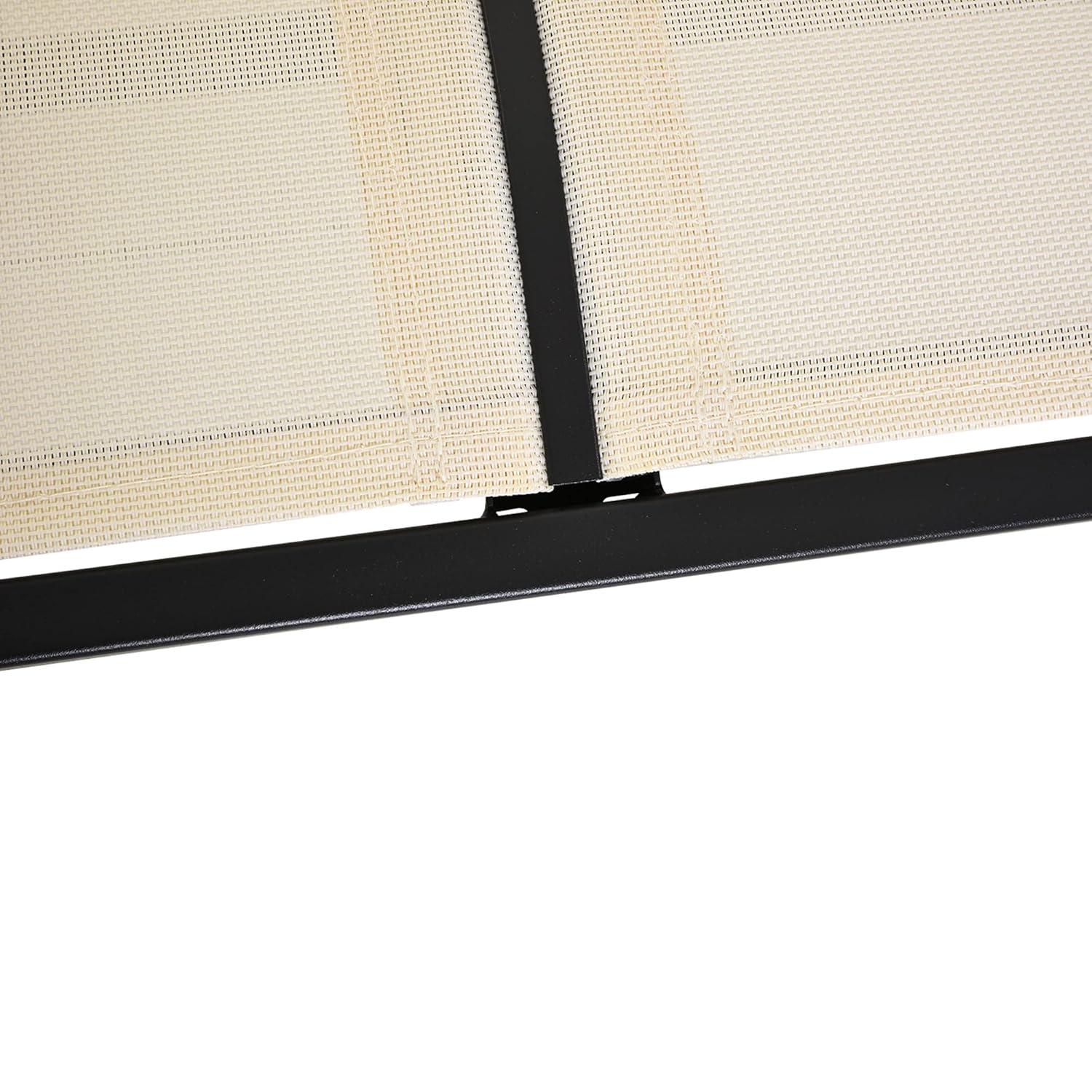 Outsunny 2-Person Outdoor Glider Bench, Patio Double Swing Rocking Chair Loveseat w/Powder Coated Steel Frame for Backyard Garden Porch, Gray