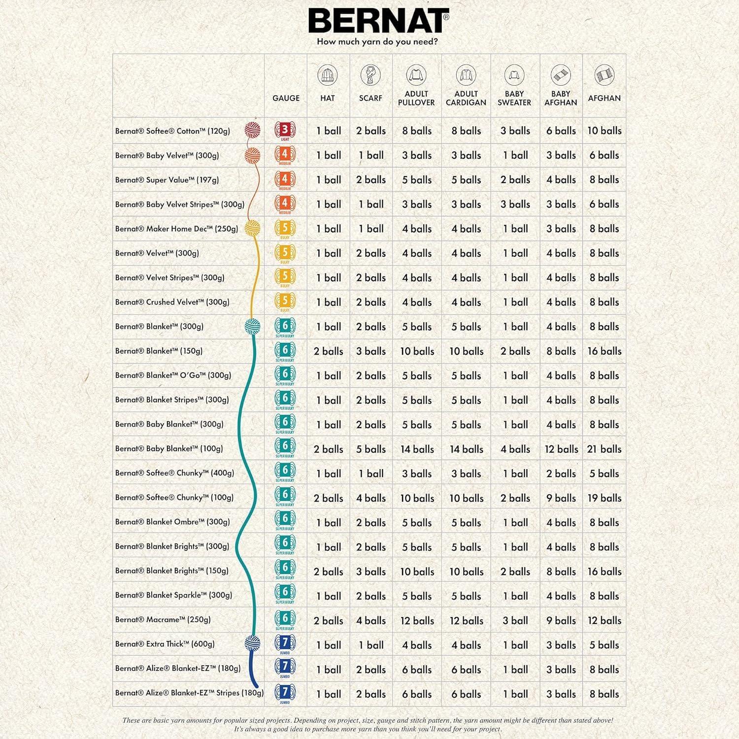 Bernat Blanket Extra Yarn