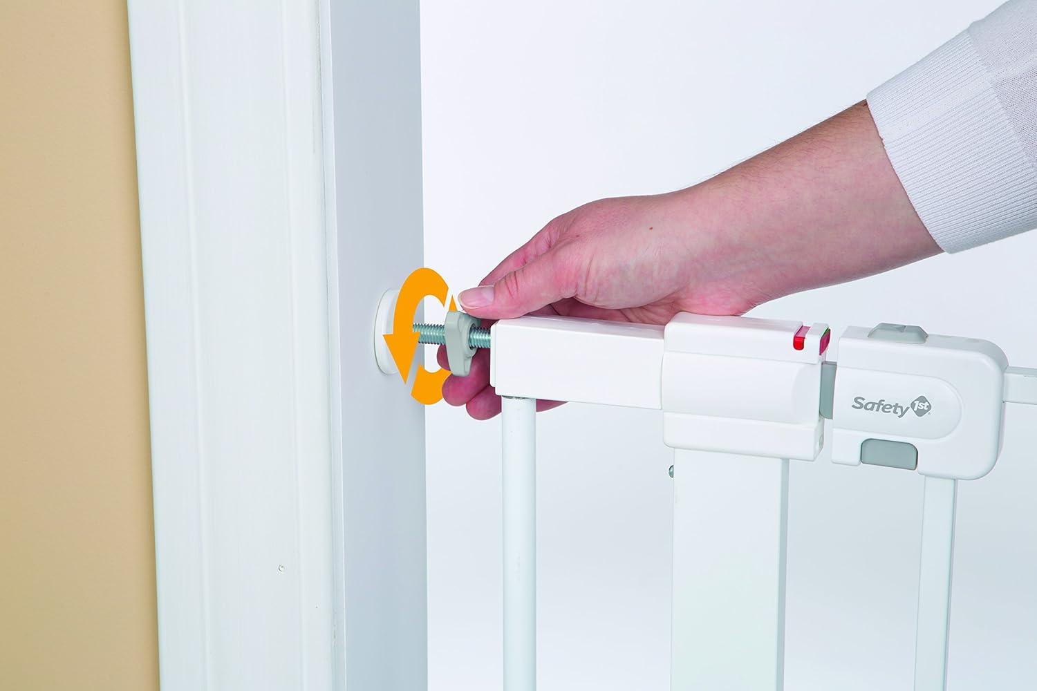 Safety 1st Easy Install Extra Tall & Wide Gate, White