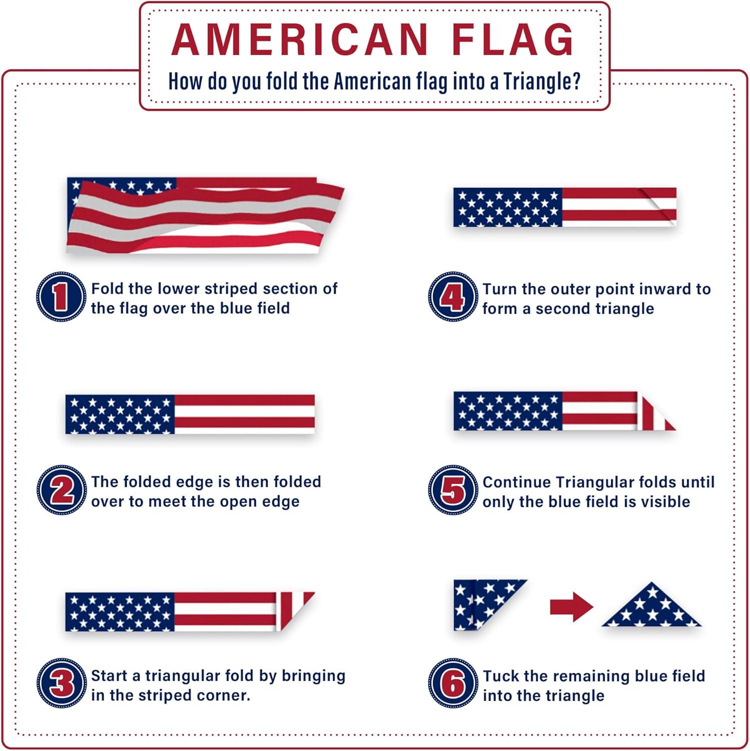 Allied Flag 5 x 9.5 FT Official Memorial Burial American Flag