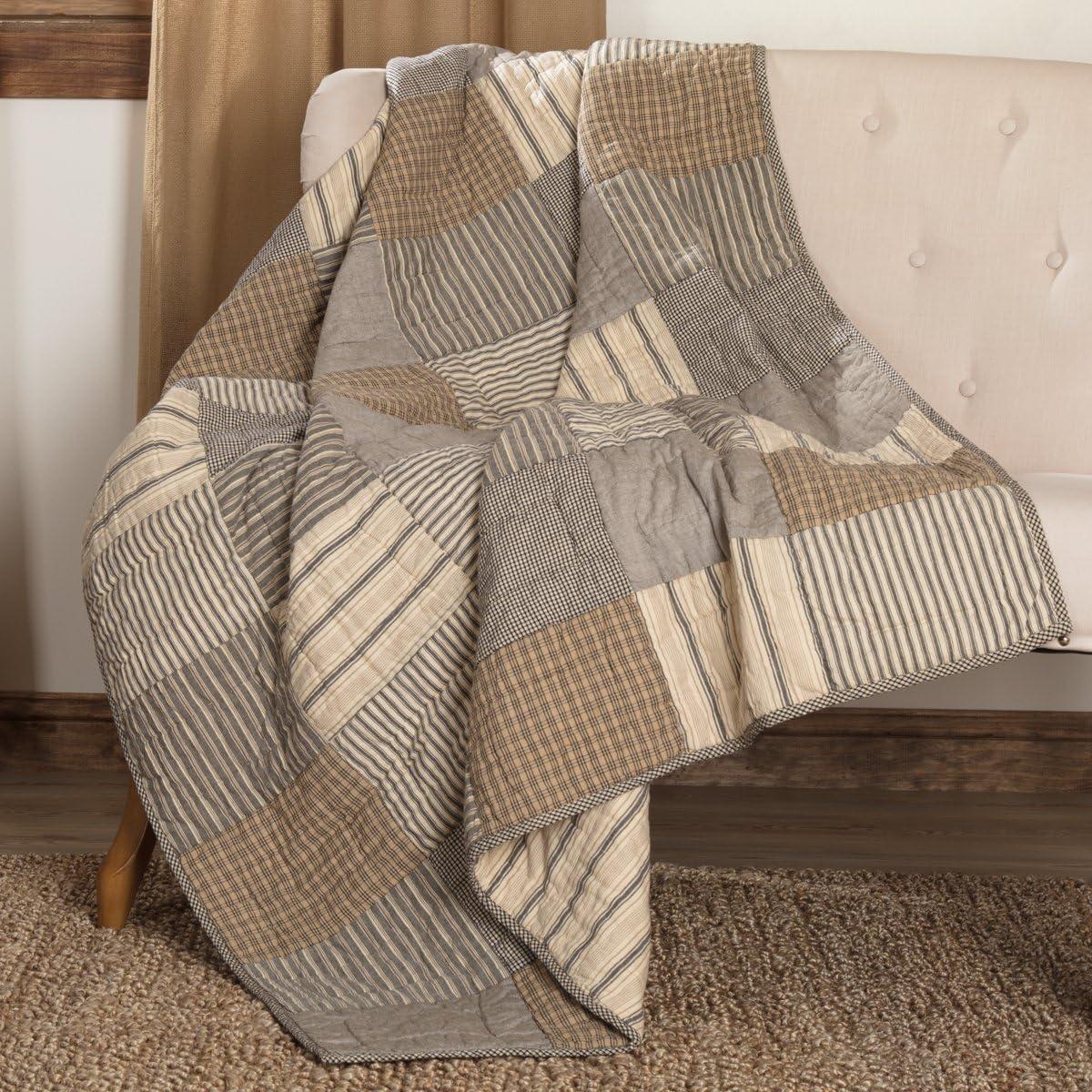 VHC Brands Sawyer Mill Handmade Throw Blanket