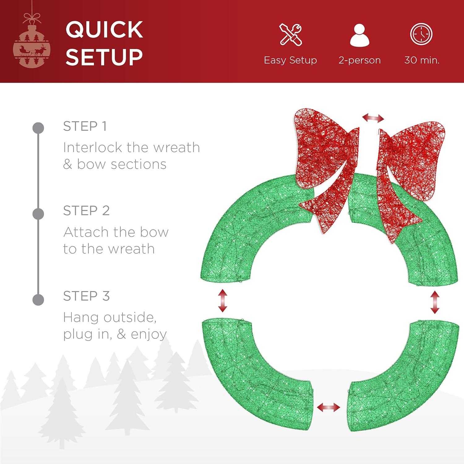 The Holiday Aisle® Faux 48'' Wreath