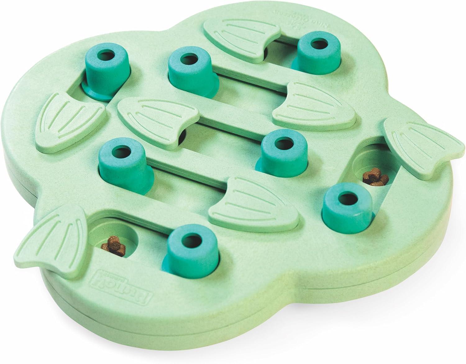 Green Intermediate Level Dog Treat Puzzle Toy