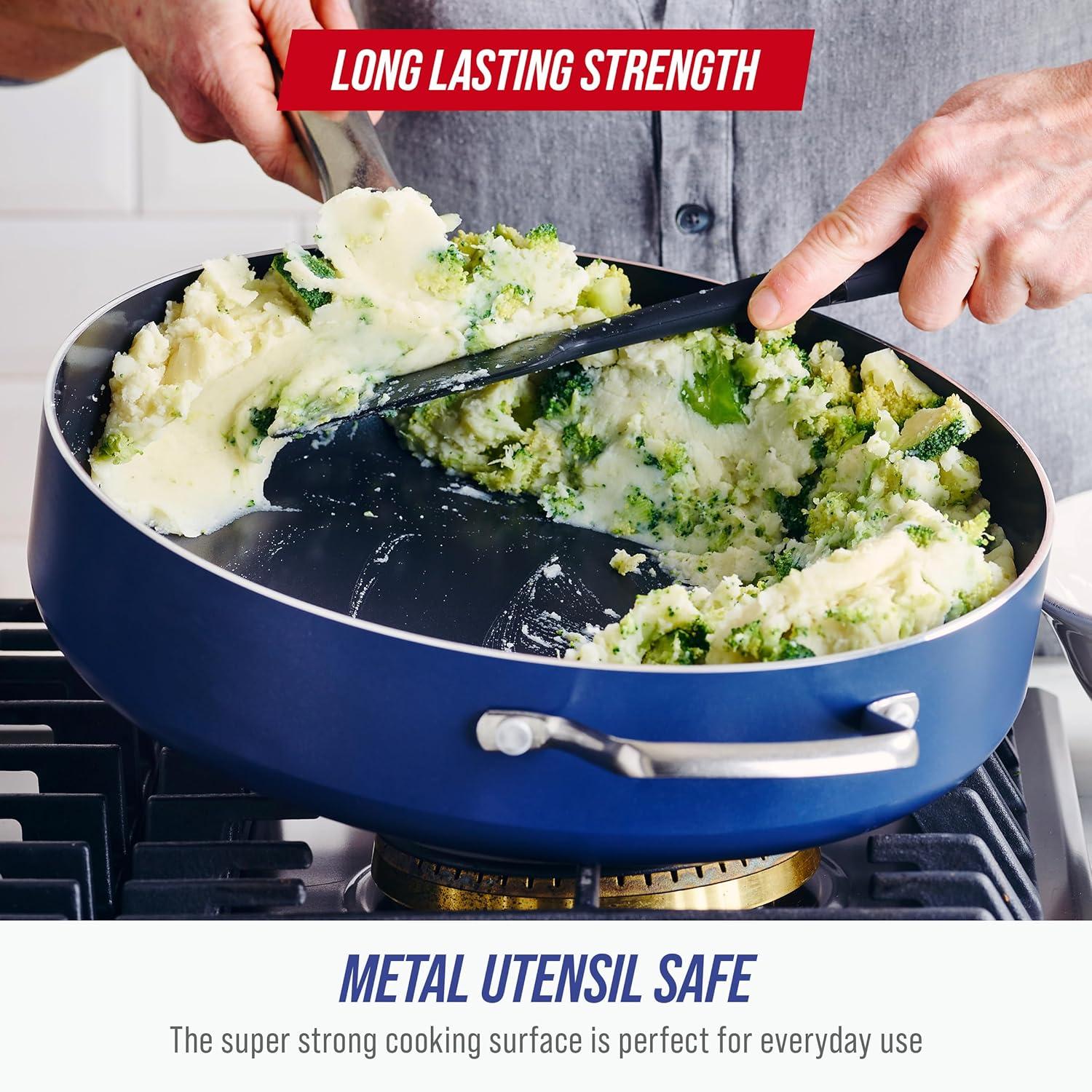 Blue Diamond Blue Diamond 5 qt. Non-Stick Saute Pan with Lid