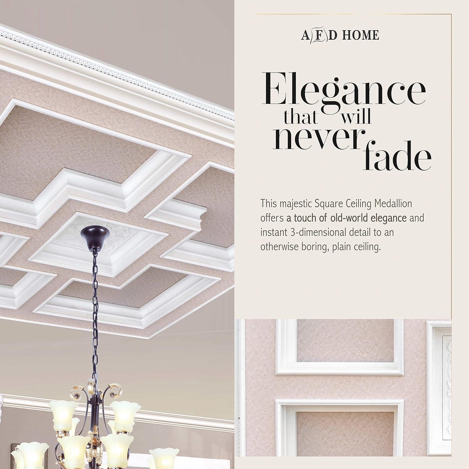 Majestic Square Ceiling Medallion