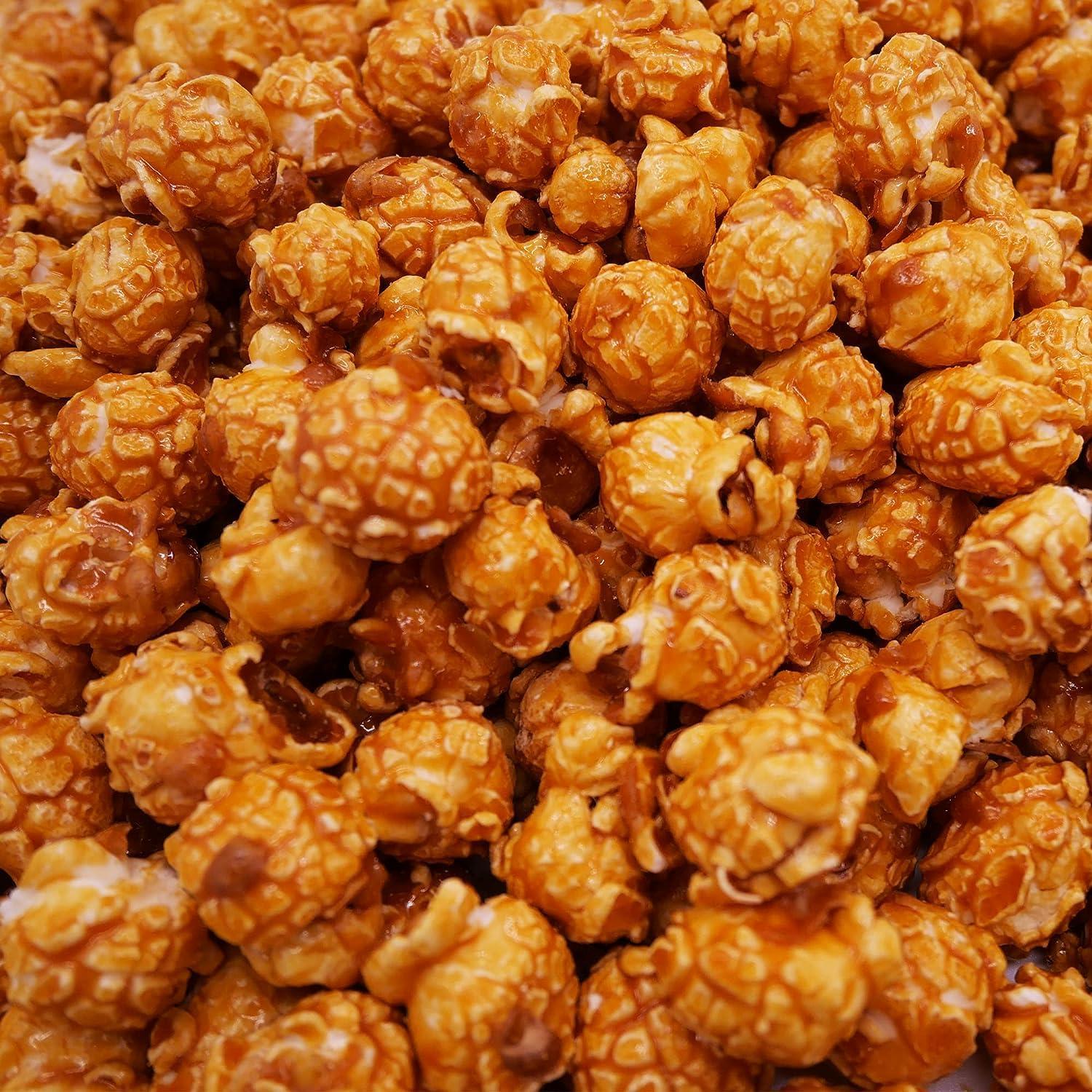 StoneHedge Farms Caramel Popcorn Deliciously Old Fashioned 32 oz. Tall Tub! 2 lbs. of Deliciousness! Made in the USA!