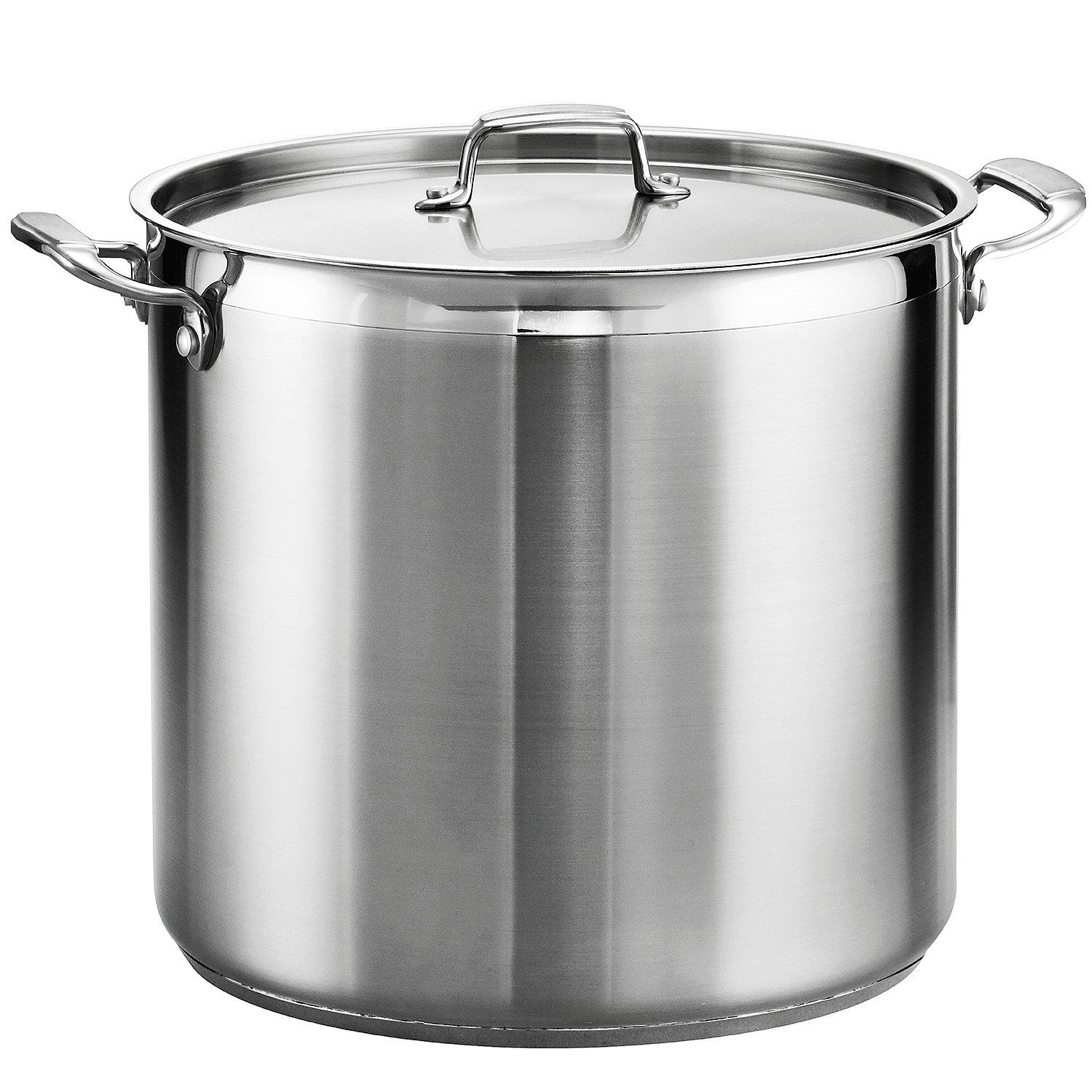 Tramontina Tramontina Gourmet Aluminum Stock Pot with Lid