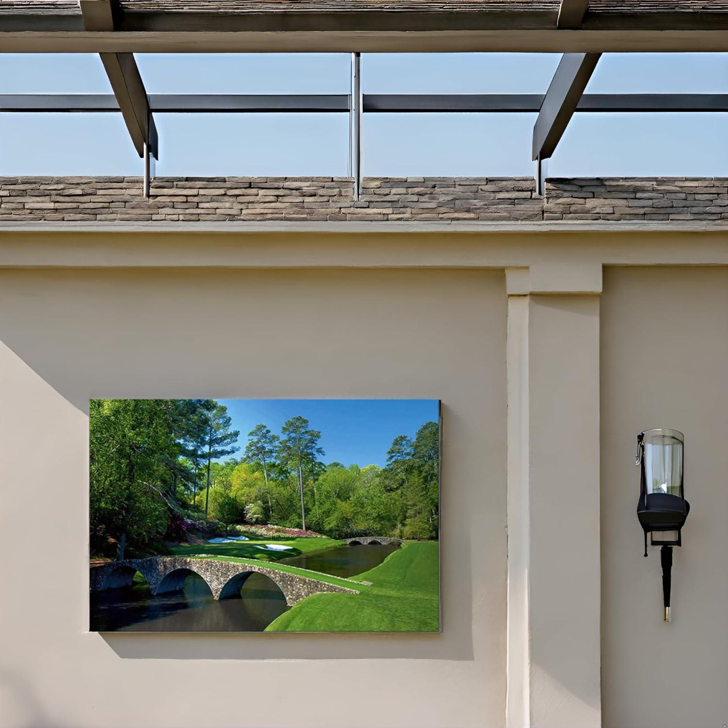 SYDposter Large Gym Men Cave Decor Golf Club Sport Landscape Artwork Canvas Painting for Bedroom Wall Art Augusta National Golf Course Home Decor Poster Print Unframed 24x36in