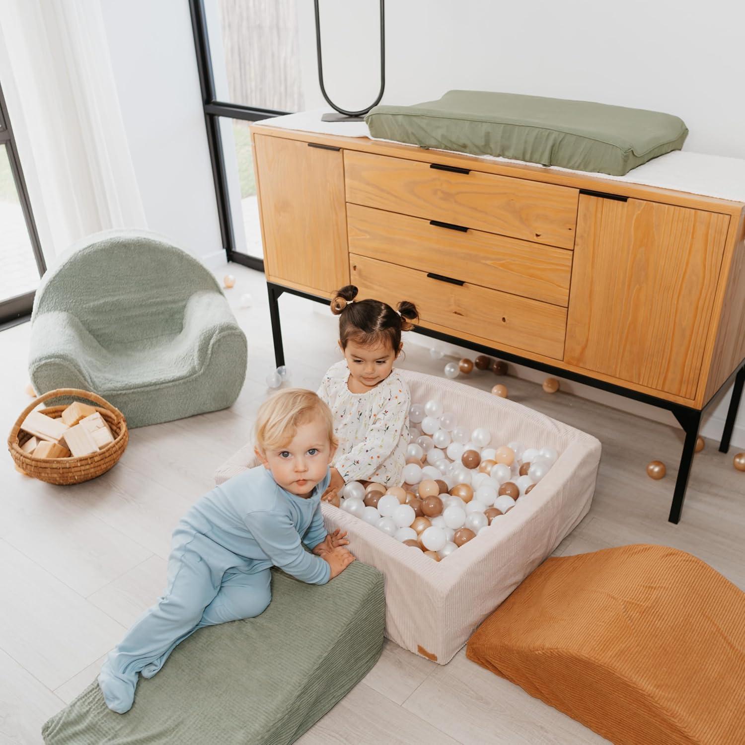 Fun Climbing Toy Set for Toddlers 1-3 - Includes Tunnel, Ball Pit & Climbing Blocks for Endless Indoor Fun - Safe Foam Play Gym for Babies/Kids