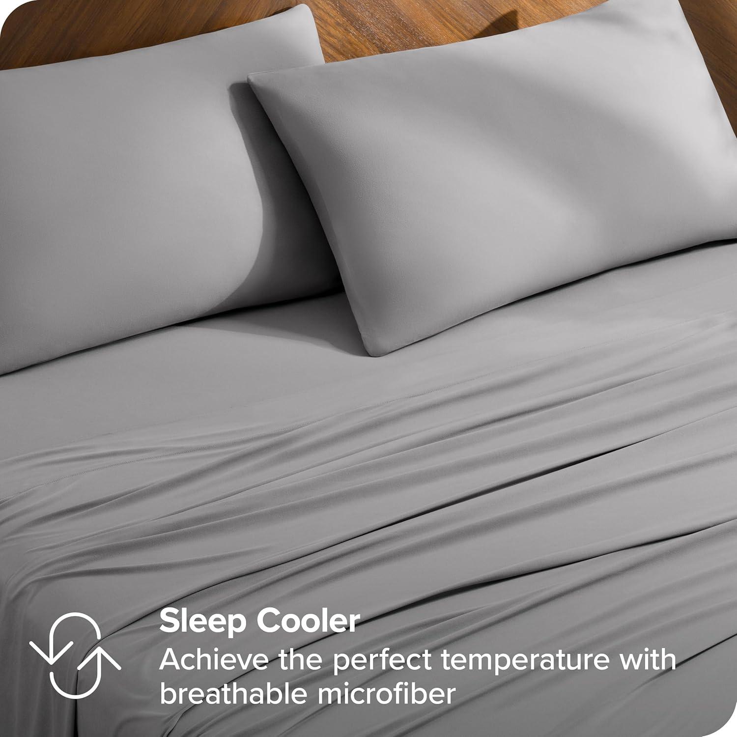 Bare Home Microfiber Stretch Sheet Set