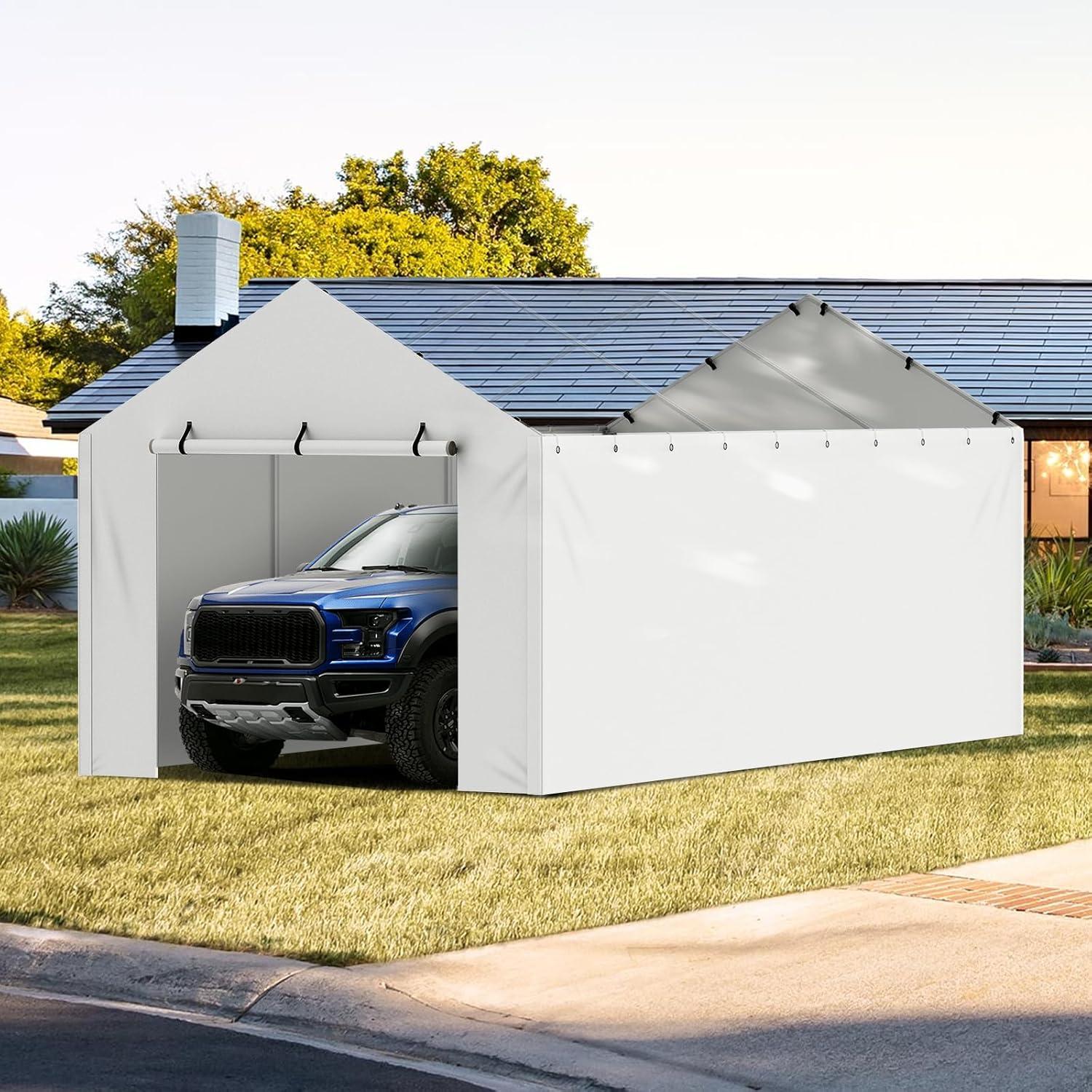 VEVOR 10 Ft. W x 20 Ft. D Garage
