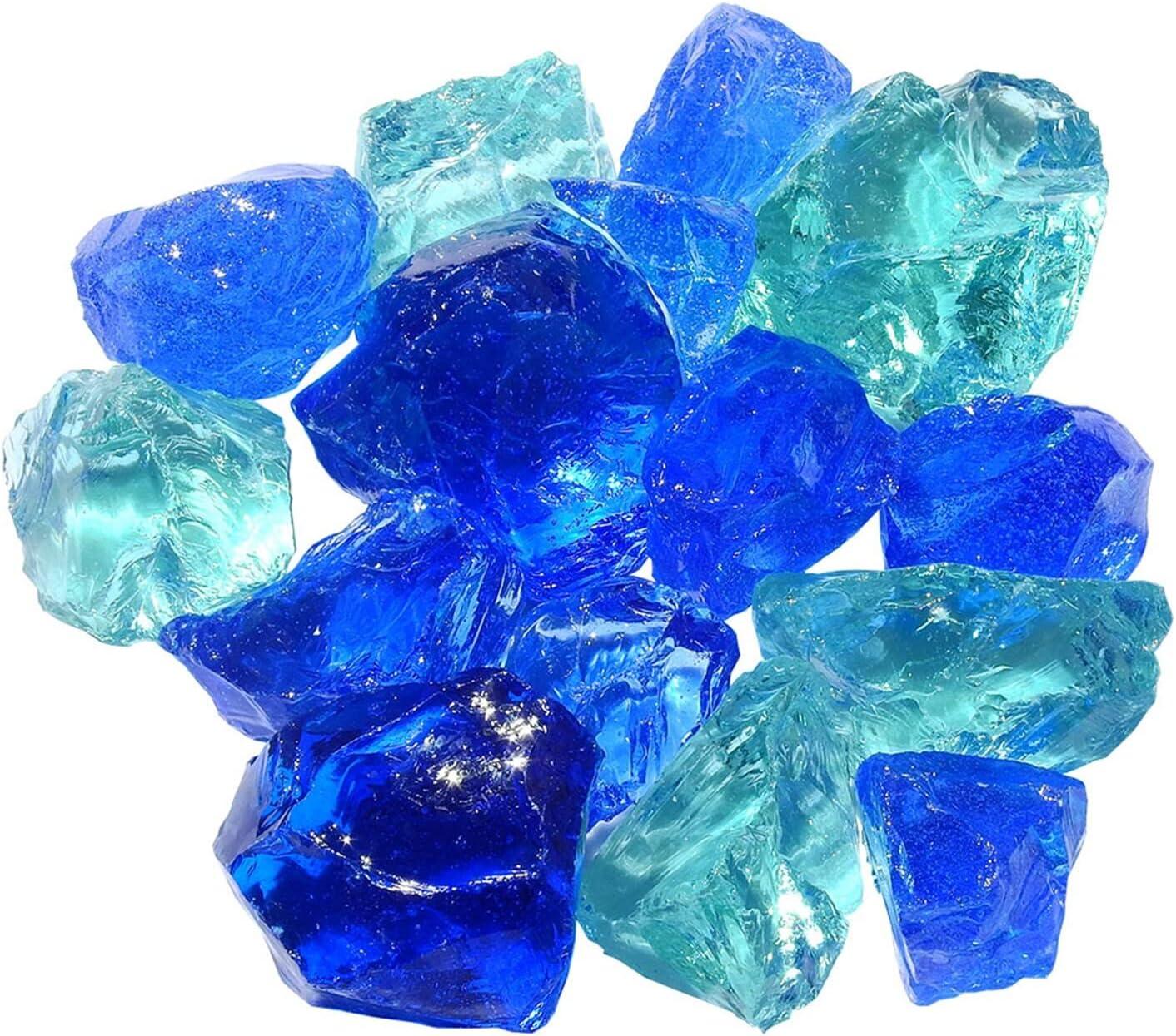 Bahama Blend 2-4 Inch Recycled Glass for Fire Pits and Landscaping