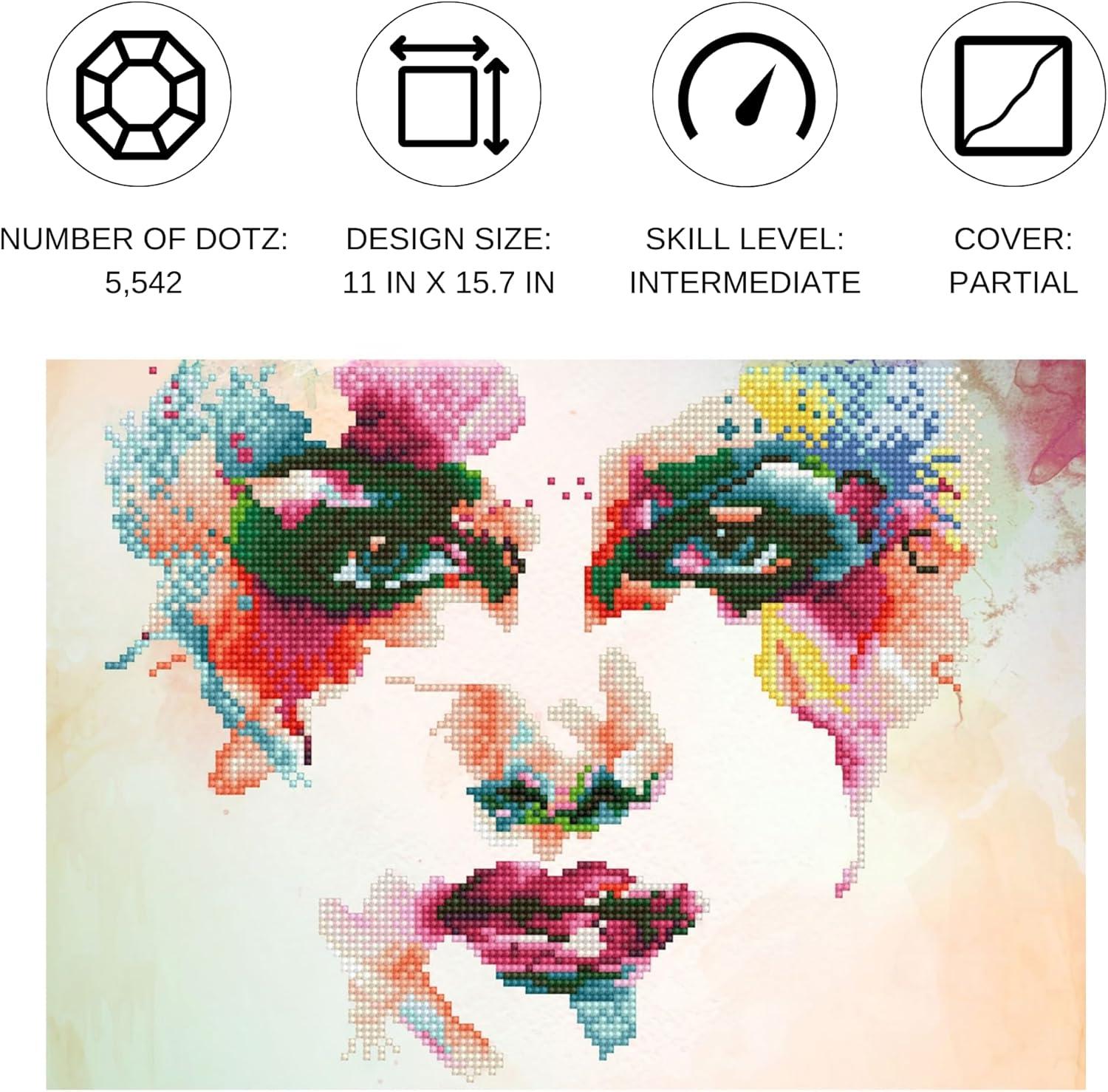 Diamond Dotz Rainbow Dream Diamond Painting Kits for Adults - Diamond Art Kits a Relaxing Creative Craft Kit with Dotz Gems 11x16