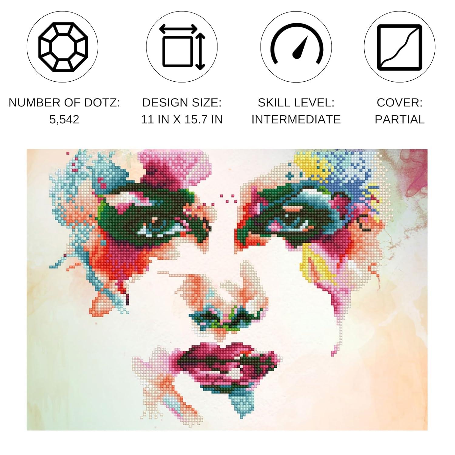 Diamond Dotz Rainbow Dream Diamond Painting Kits for Adults - Diamond Art Kits a Relaxing Creative Craft Kit with Dotz Gems 11x16