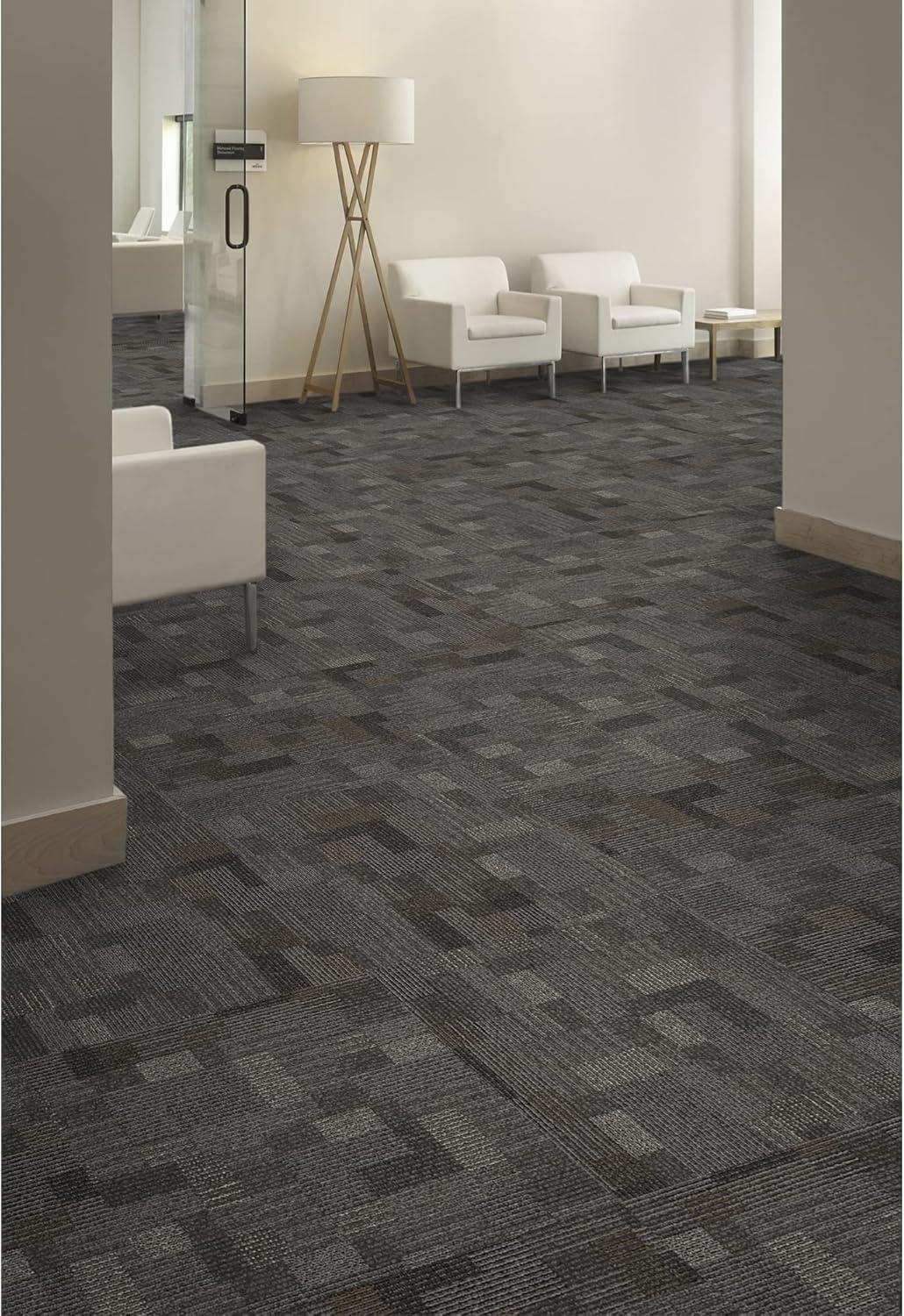 Mohawk Basics 24" x 24" Carpet Tile Sample with EnviroStrand™ PET Fiber in Neutral (1 piece)