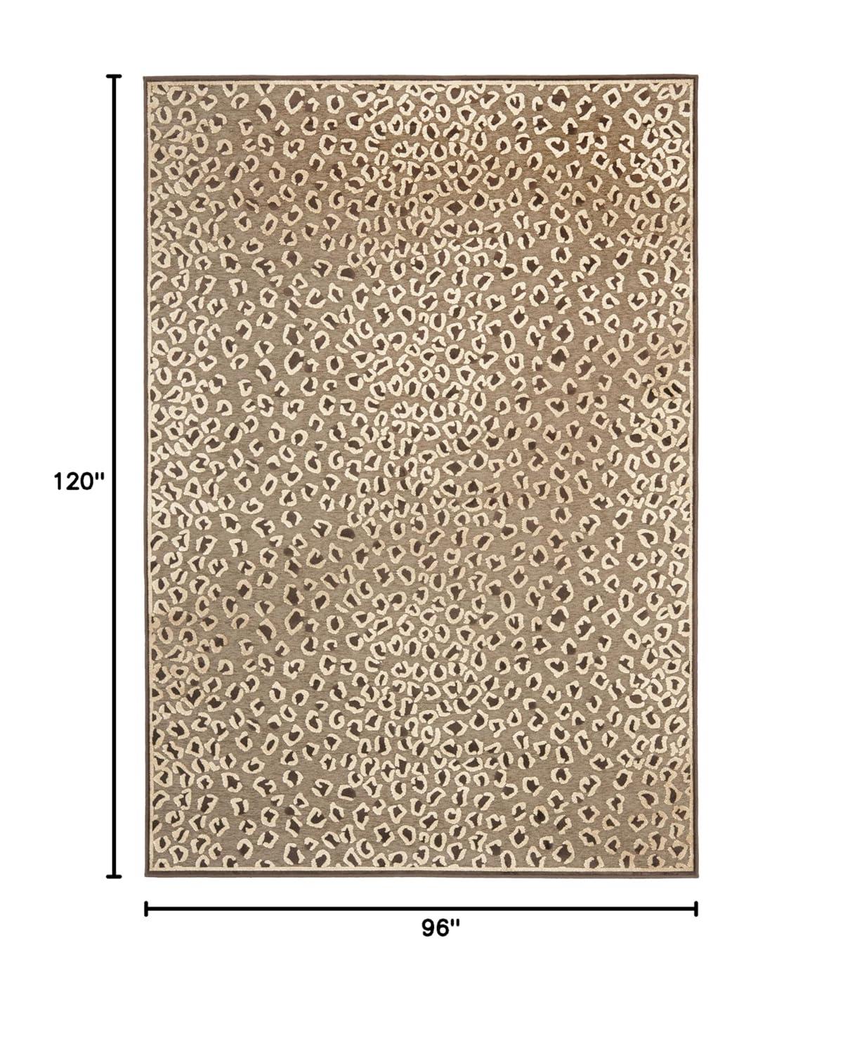 SAFAVIEH Paradise Ronnie Bordered Area Rug, Beige/Brown, 8' x 10'