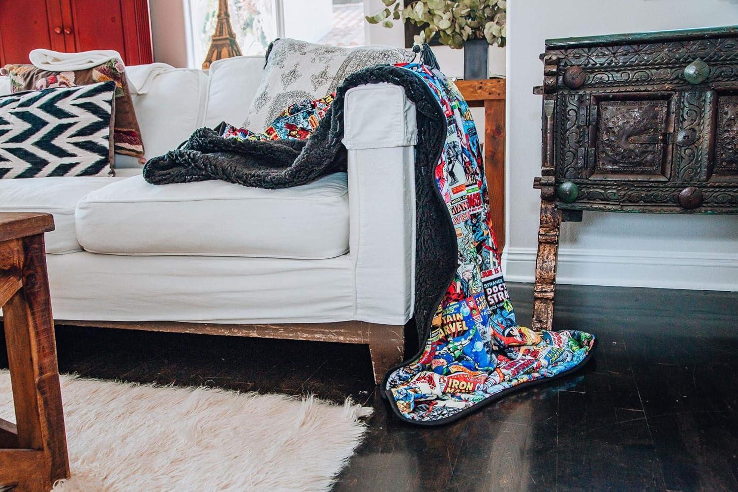 Surreal Entertainment Plain Weave / Muslin Throw Blanket