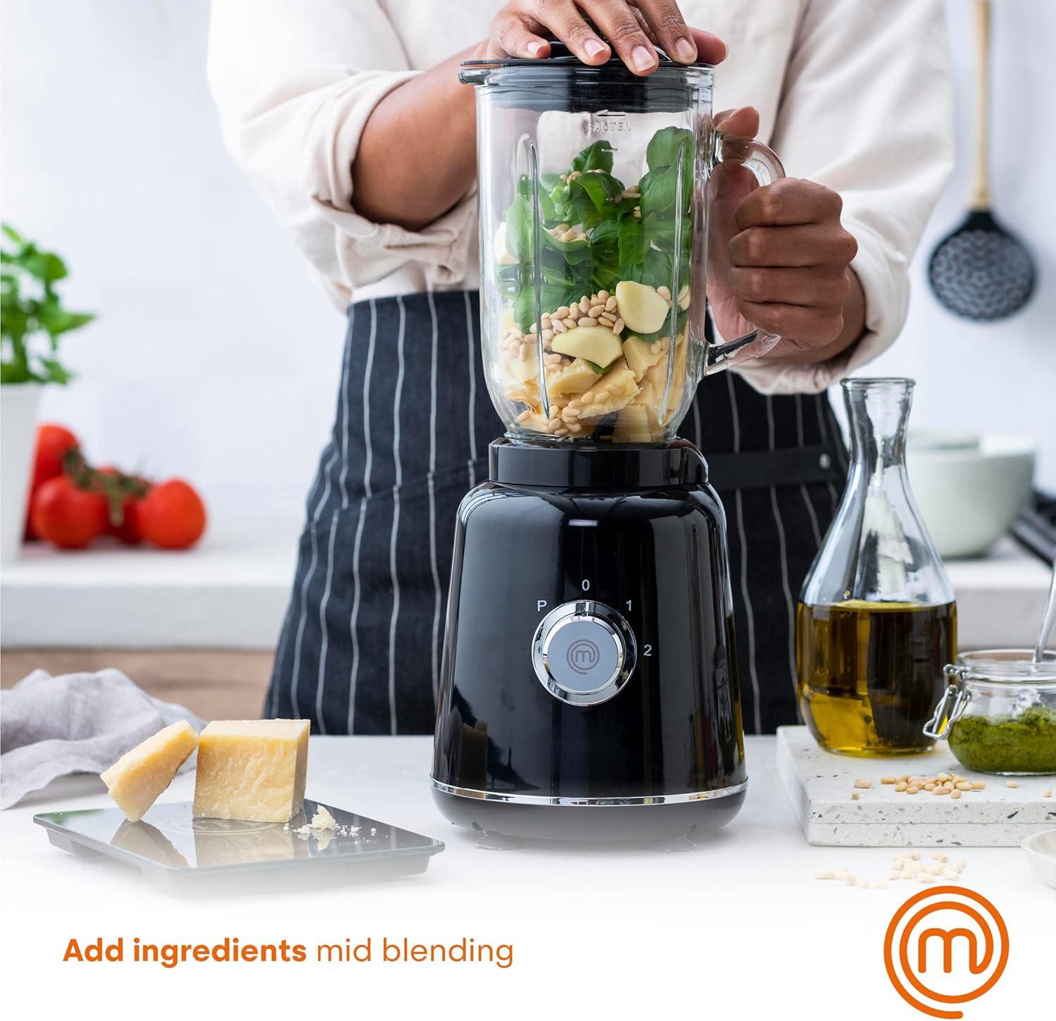 MasterChef 1.1-Qt. 300-Watt 2-Speed Table Blender with Glass Pitcher, VRD91910204001
