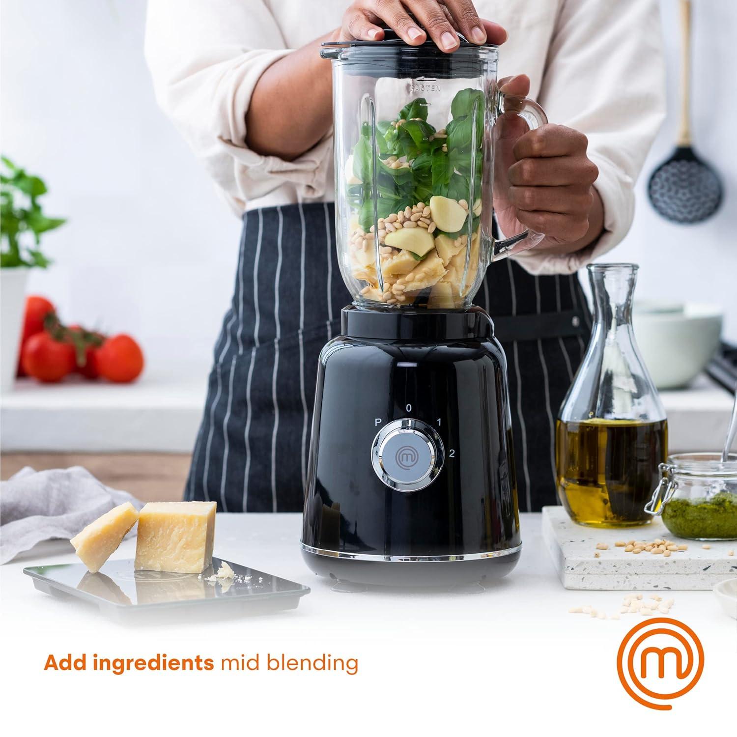 MasterChef 1.1-Qt. 300-Watt 2-Speed Table Blender with Glass Pitcher, VRD91910204001