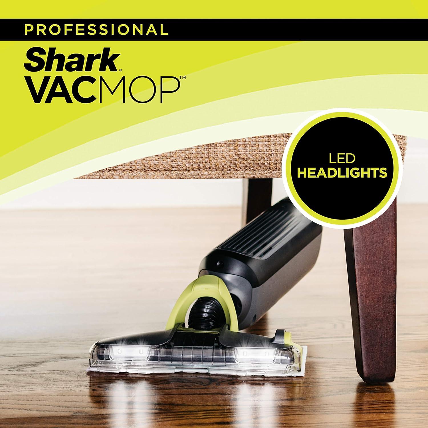 Shark Vacmop Pro Cordless Hard Floor Disposable Pad Vacuum Mop, Charcoal Gray