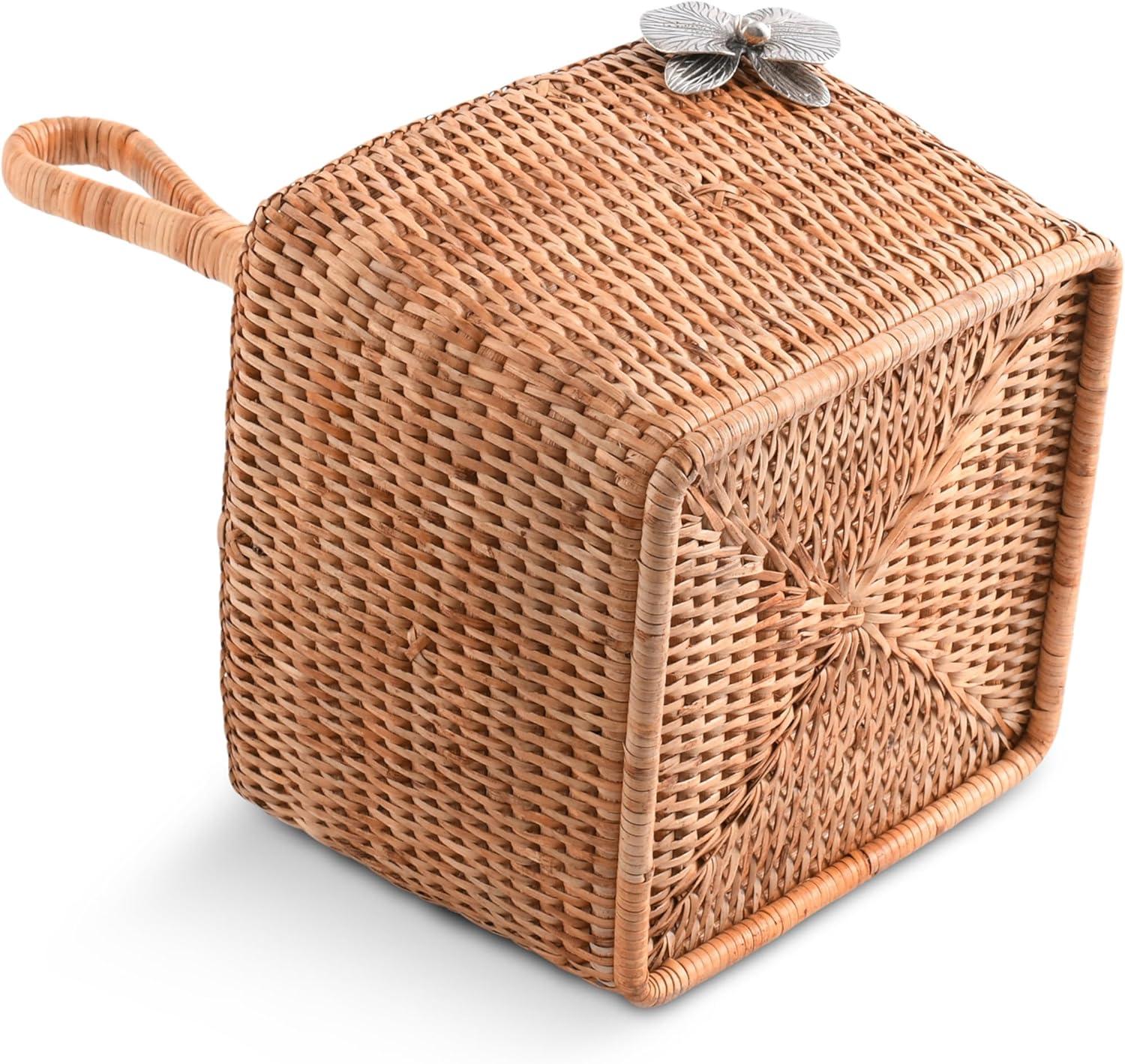 Vagabond House Natural Fibers Square Flatware Caddy