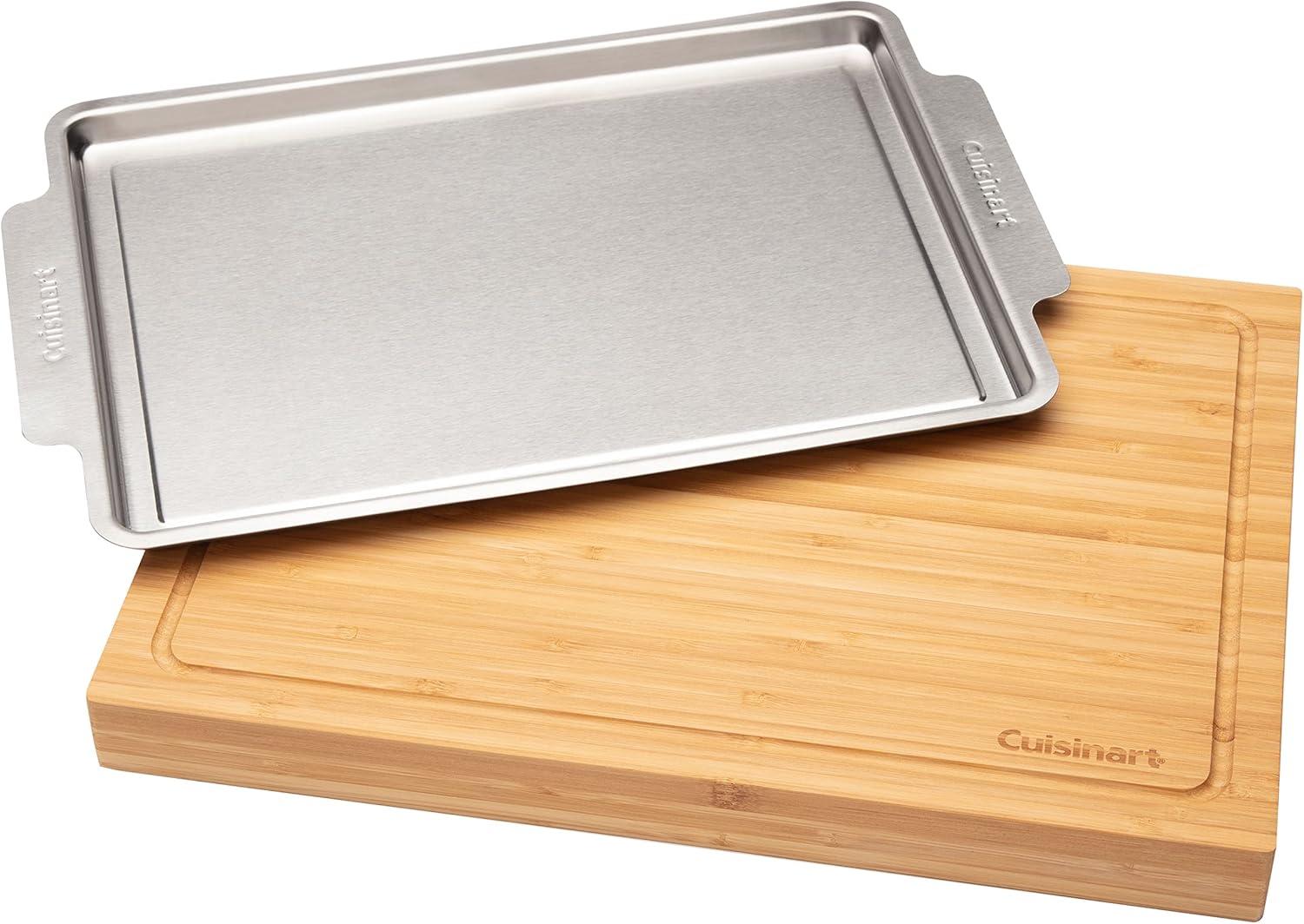 Cuisinart Bamboo Cutting Board with Hidden Tray