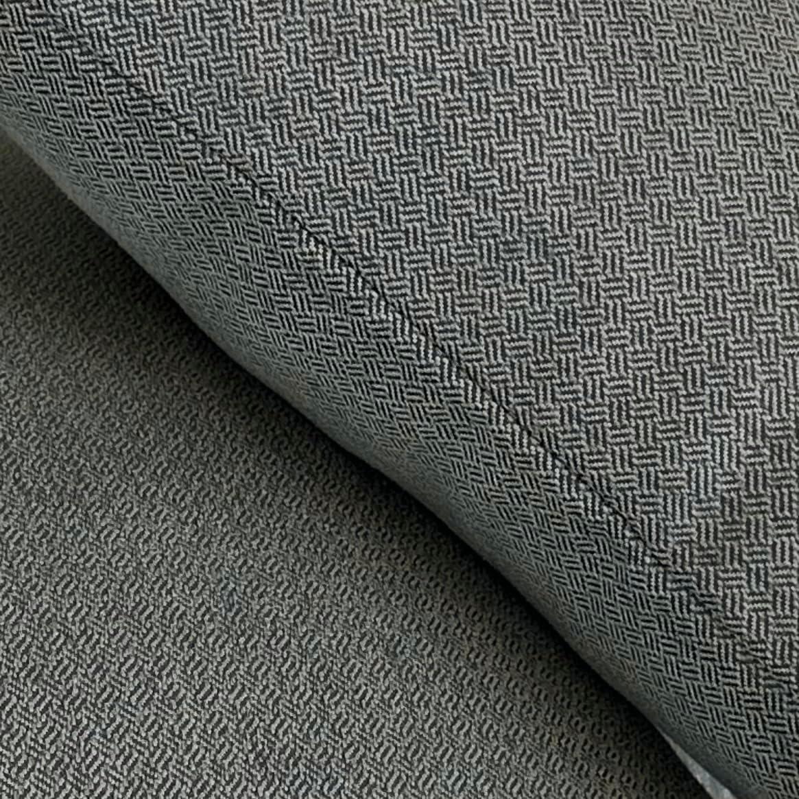 Aiking 2 Pieces of 12" x 24" Brushed 100% Polyester Decorative Lumbar Pillow Covers, Zipper Closure, Steel Gray