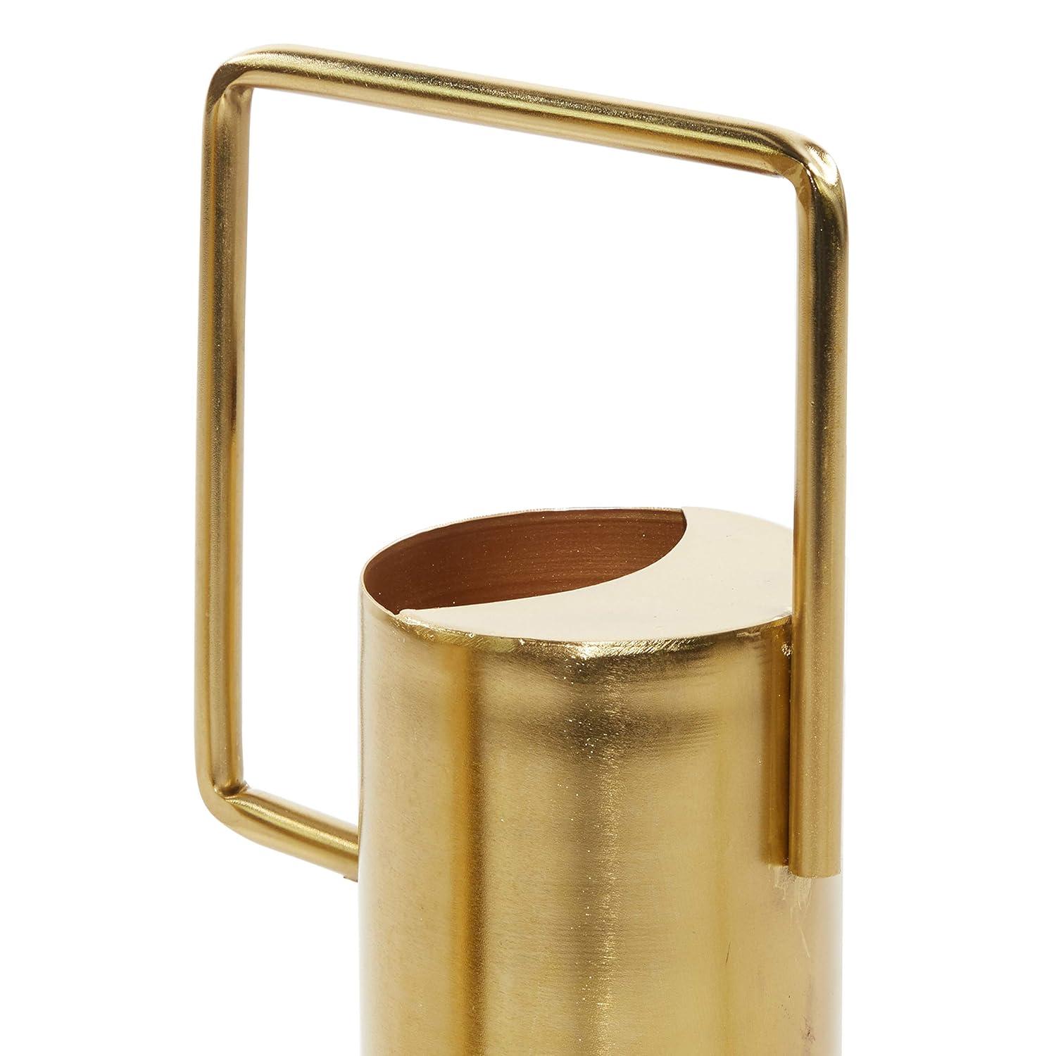 Set of 3 Glam Metal Planters Gold - Olivia & May: Indoor Iron Novelty Planters, No Drainage Hole, Tabletop Display