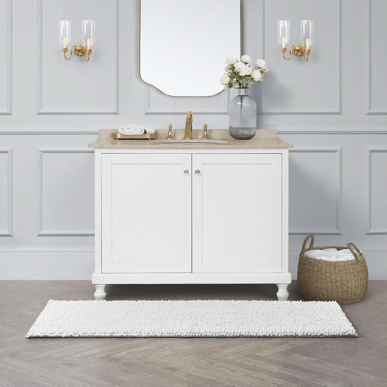 Laura Ashley Laura Ashley Astor Chenille Non-Slip Bath Mat