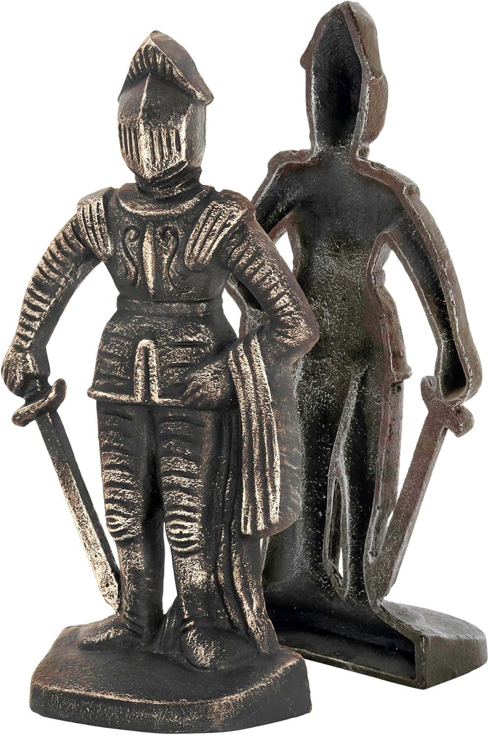 Design Toscano Medieval Knight Iron Bookends