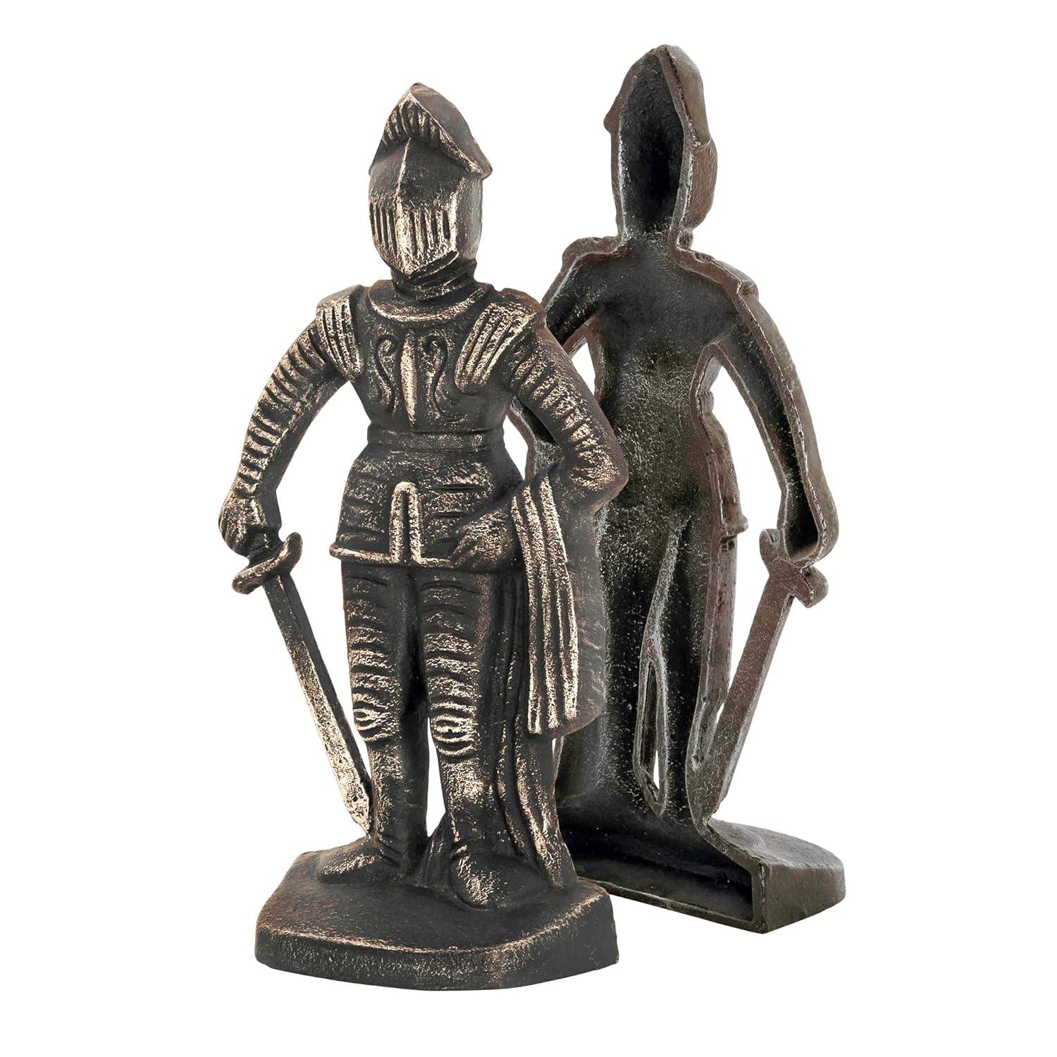 Design Toscano Medieval Knight Iron Bookends