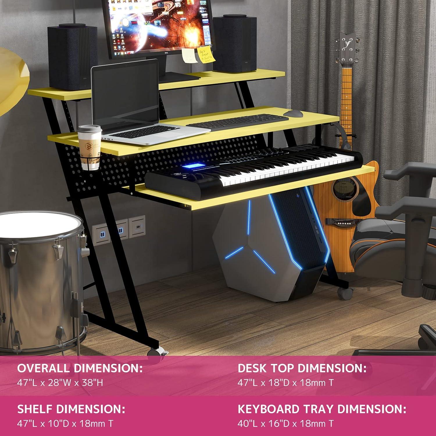 Inbox Zero Suitor Music Recording Studio Desk