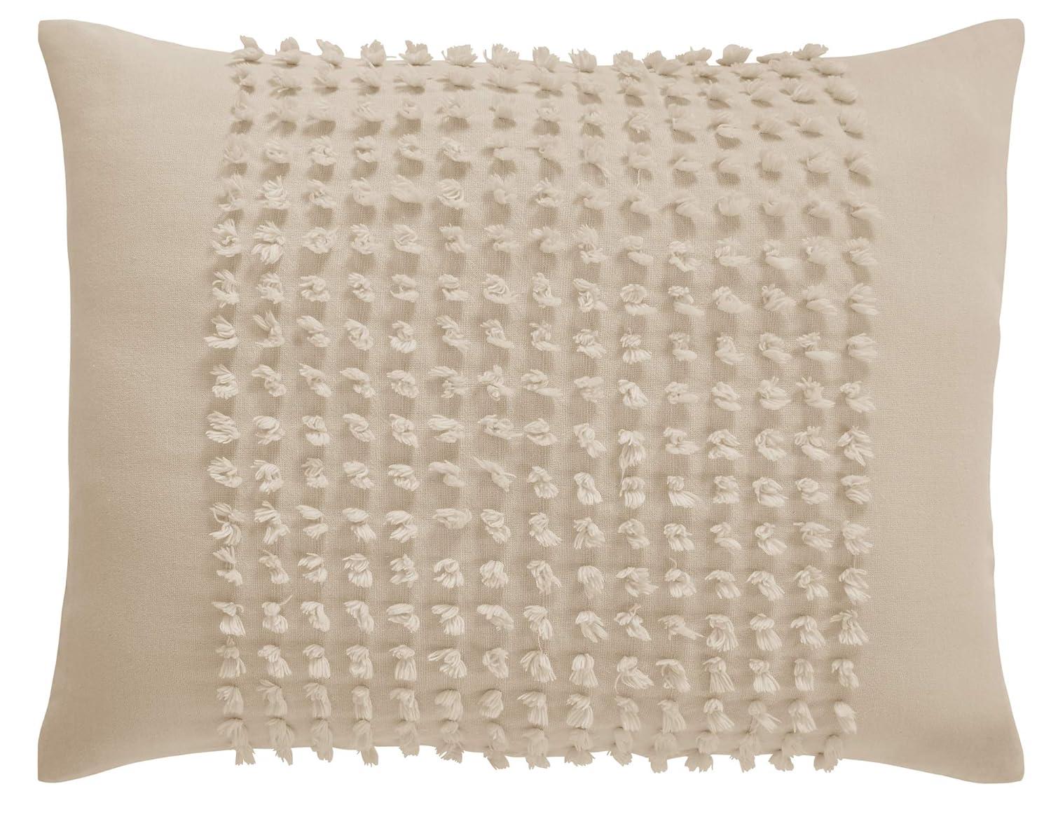 Better Trends Olivia Twin Comforter 68 in. X 90 in. with Standard Sham 20 in. X 26 in. Light Beige