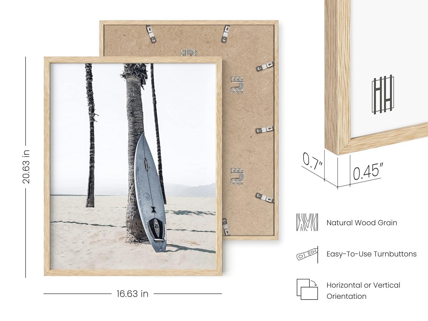 HAUS AND HUES Beach Posters and Beach Wall Decor - Set of 6 Beach Art Prints and Beach Wall Art, Beach Pictures Wall Art Beach Art Wall Decor Coastal Wall Art Beach Prints (16x20, Framed Beige)