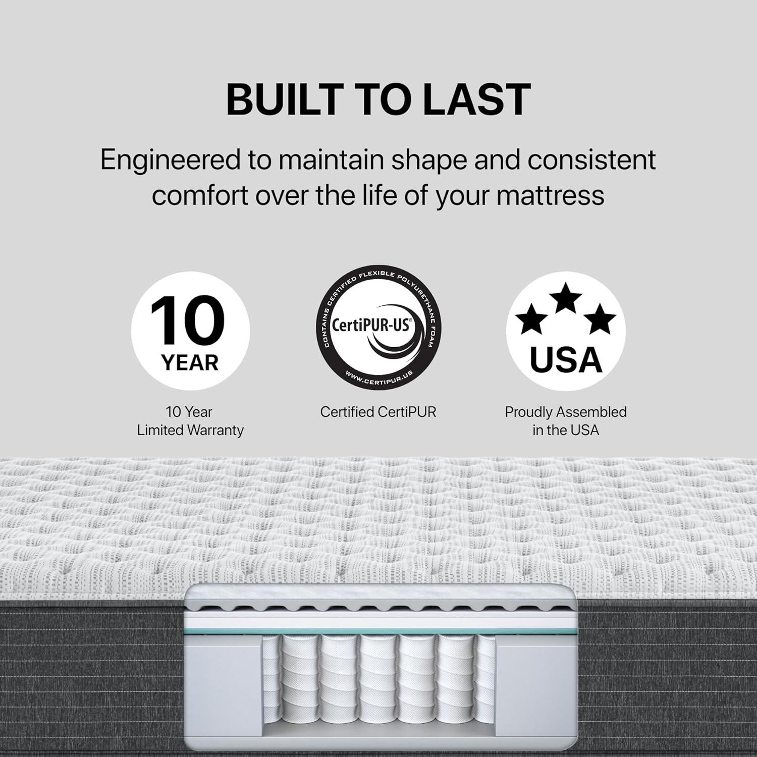 Beautyrest Silver BRS900 Extra Firm 12" Innerspring Mattress