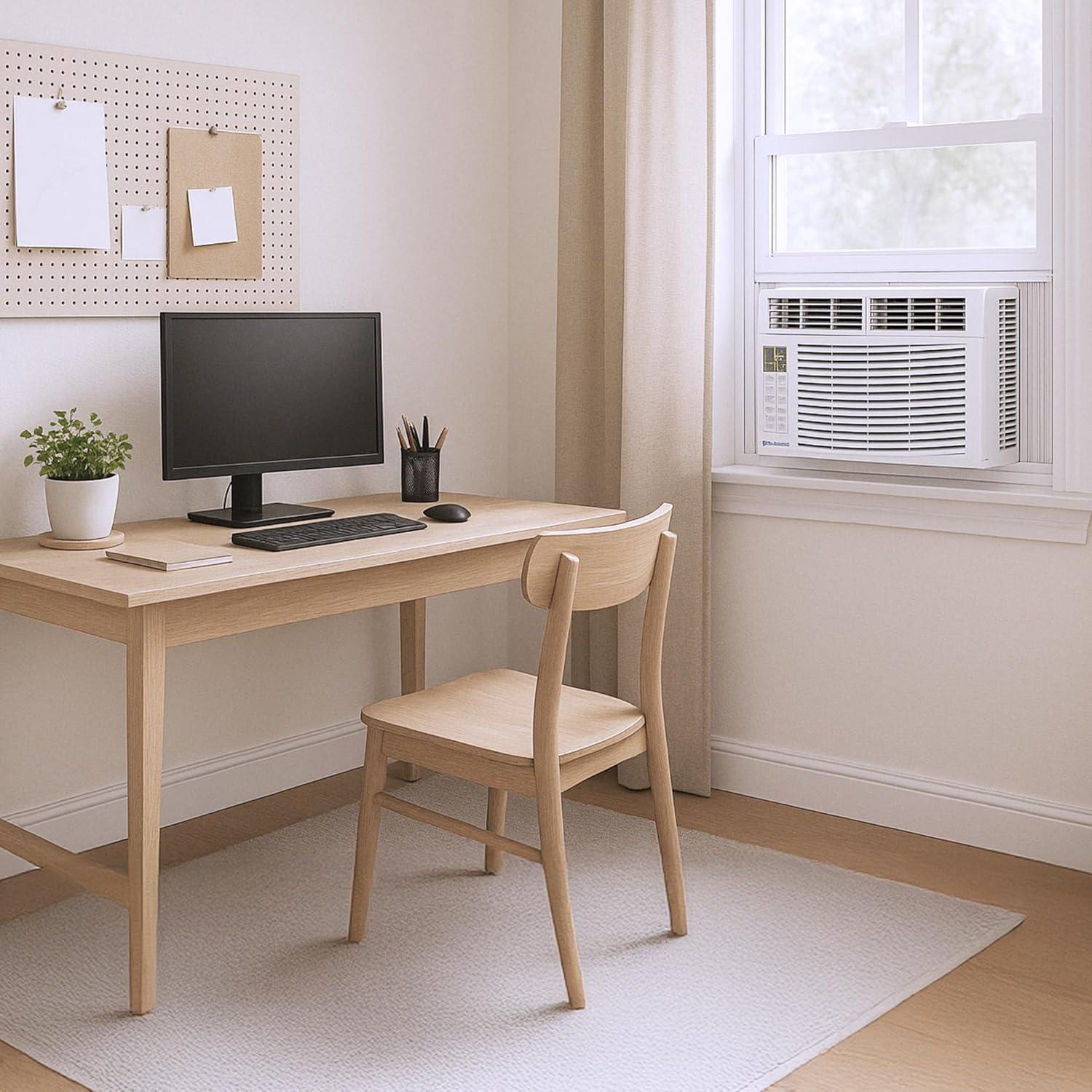 Cool-Living 6,000 BTU Window Mount Room Air Conditioner with Installation Kit