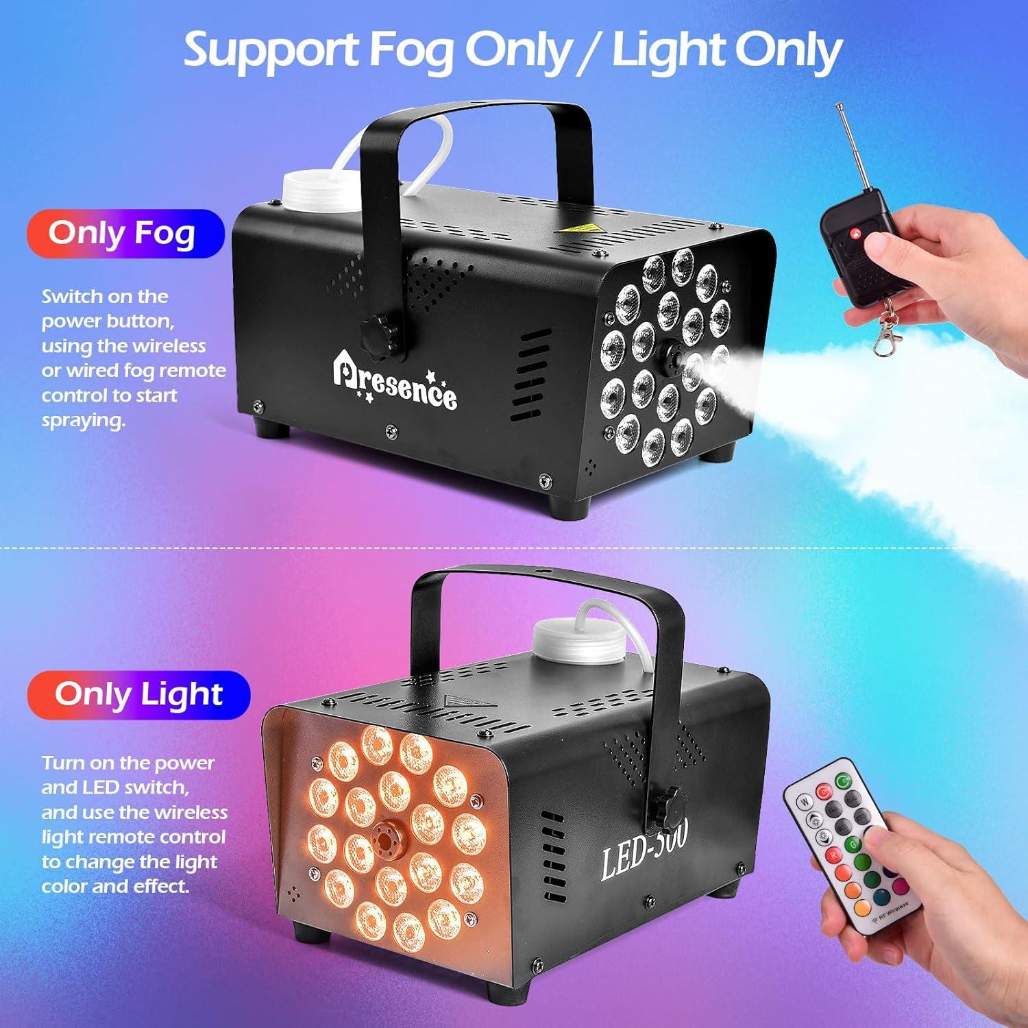 Presence Halloween Fog Machine Perfect for Parties, Clubs, Stage and Halloween Decorations
