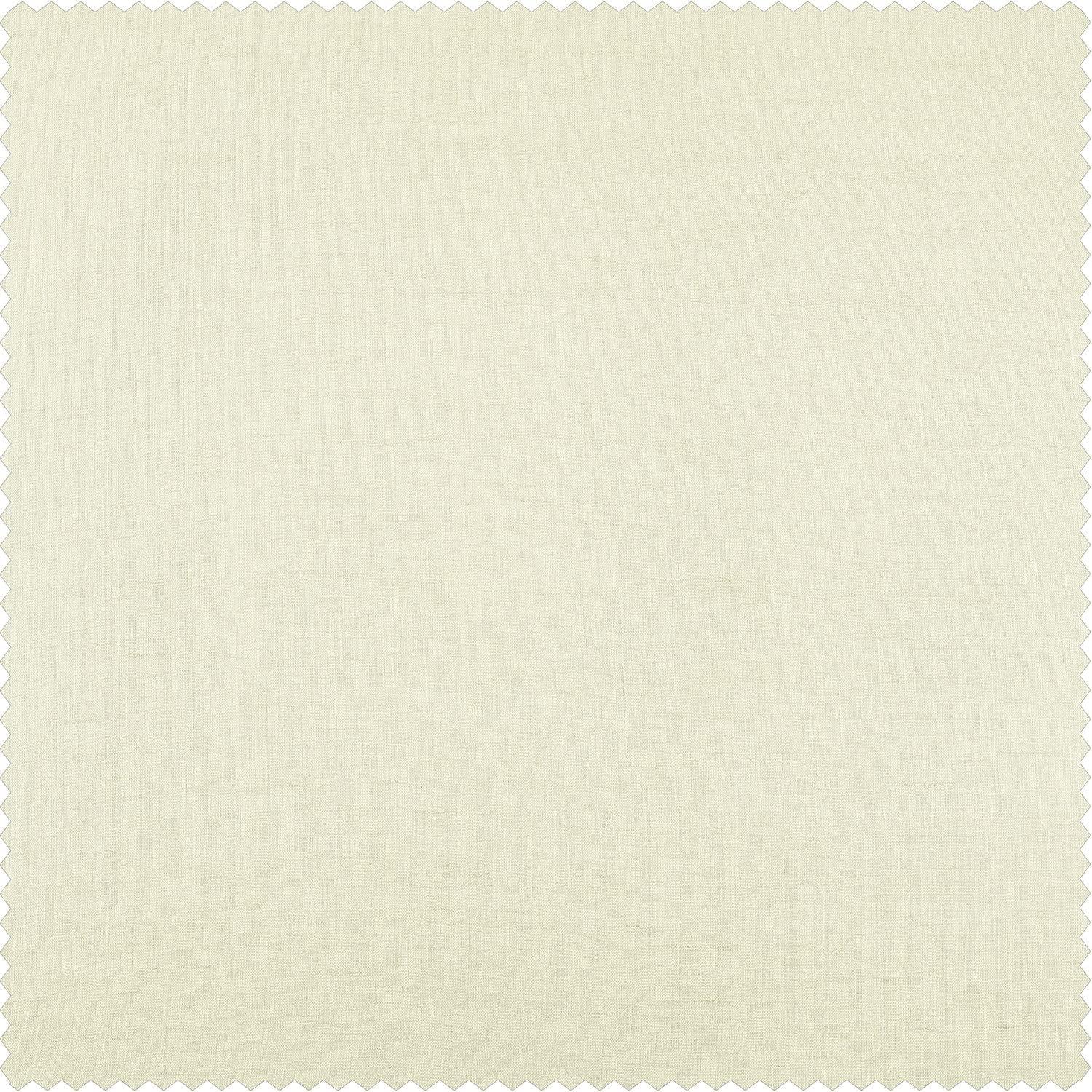 Exclusive Fabrics  Signature French Linen Sheer Curtain (1 Panel) 50 X 96 - Antique Lace