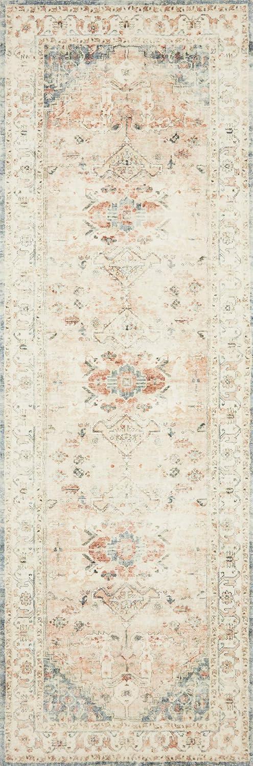 Loloi II Rosette Oriental Clay / Ivory Area Rug