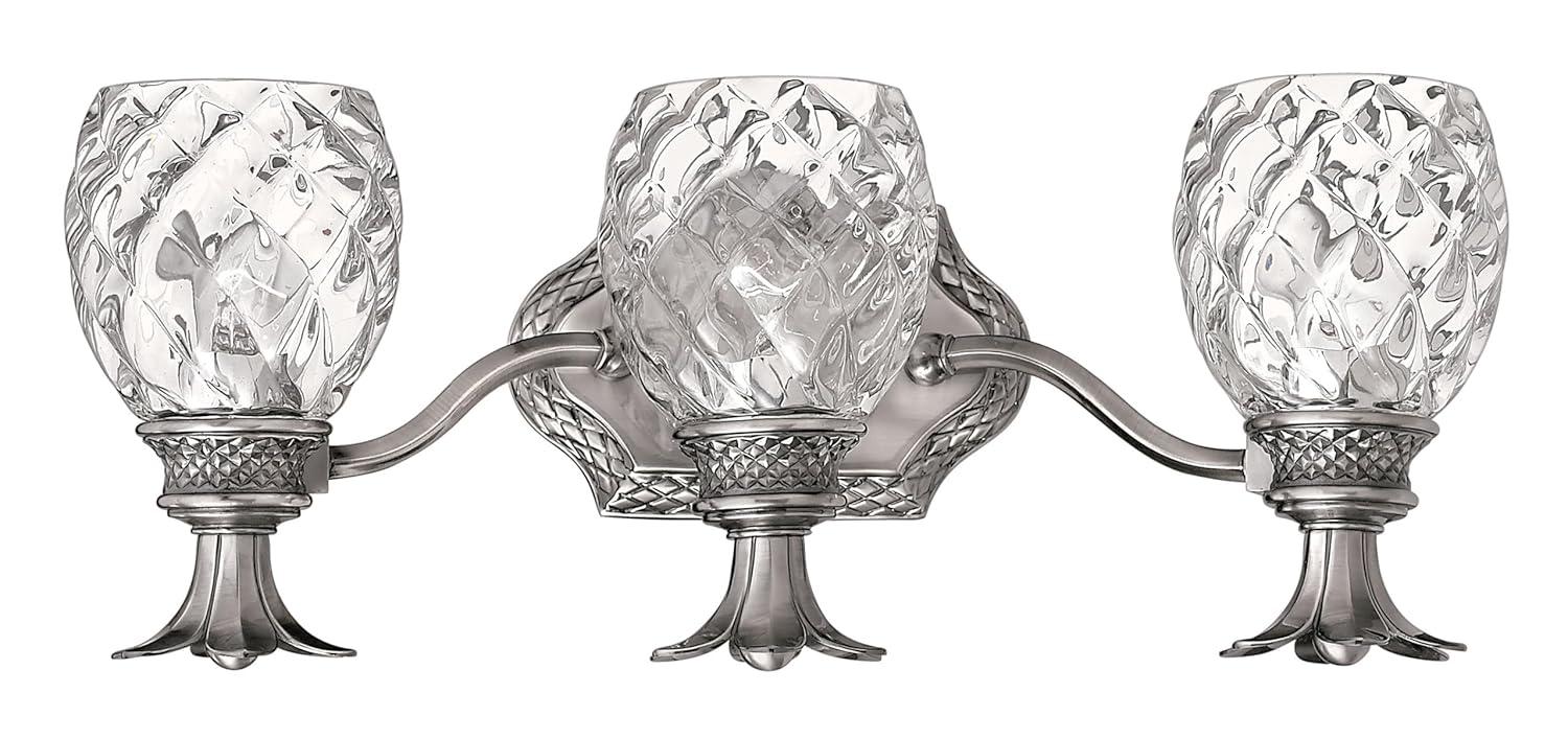 Plantation 3-Light Pineapple Bath Vanity Fixture