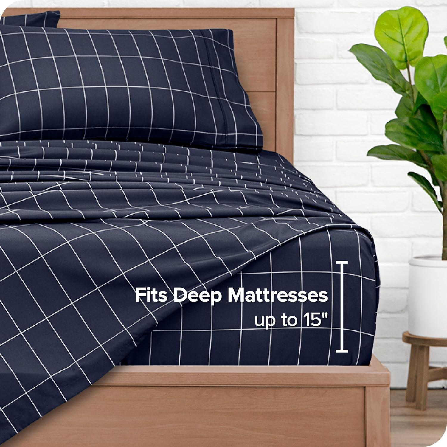 Sheet Set - Luxury 1800 Ultra-Soft Microfiber Bed Sheets - Double Brushed - Deep Pockets - Easy Fit