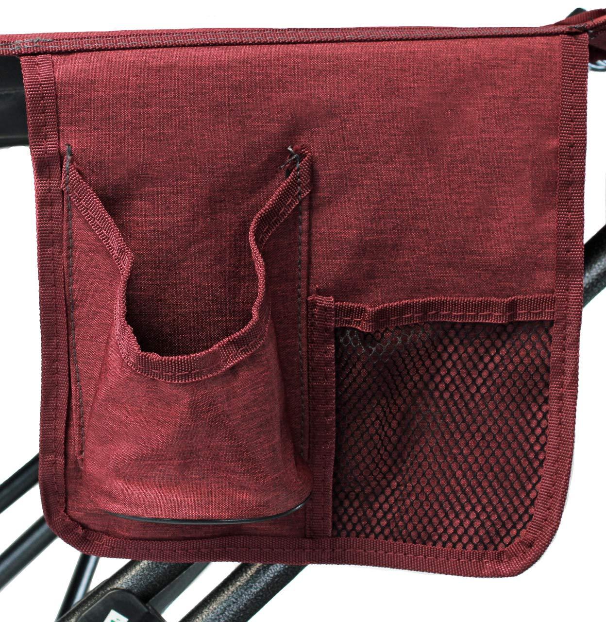 Red Folding Metal Framed Hammock with Retractable Canopy