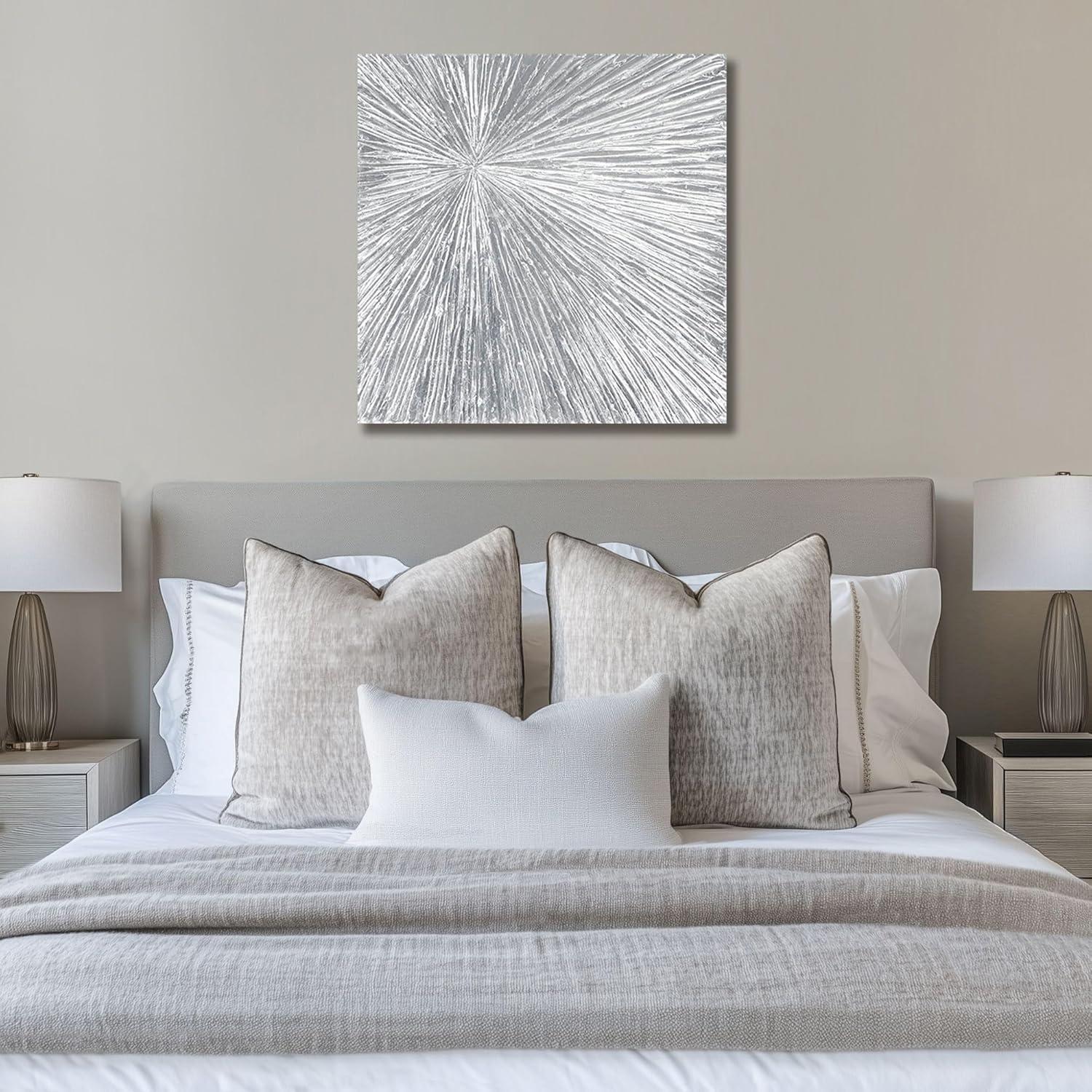 Madison Park Signature Sunburst 3-Piece Hand-Painted Resin Wall Art