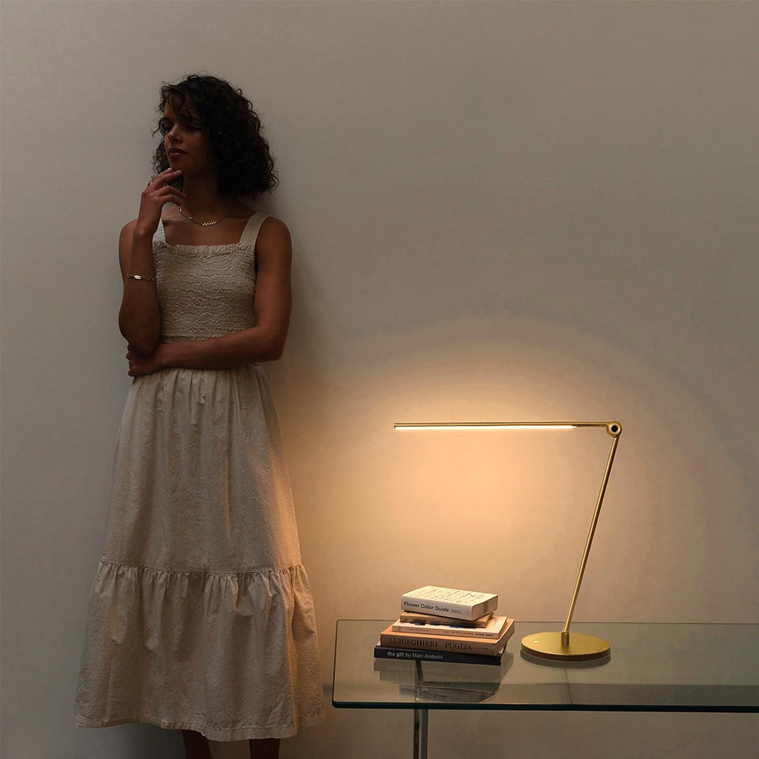 Brightech Libra 39 in. Dimmable LED Industrial Desk Lamp with USB-C Port and Adjustable Lamp Head & Reviews | Wayfair