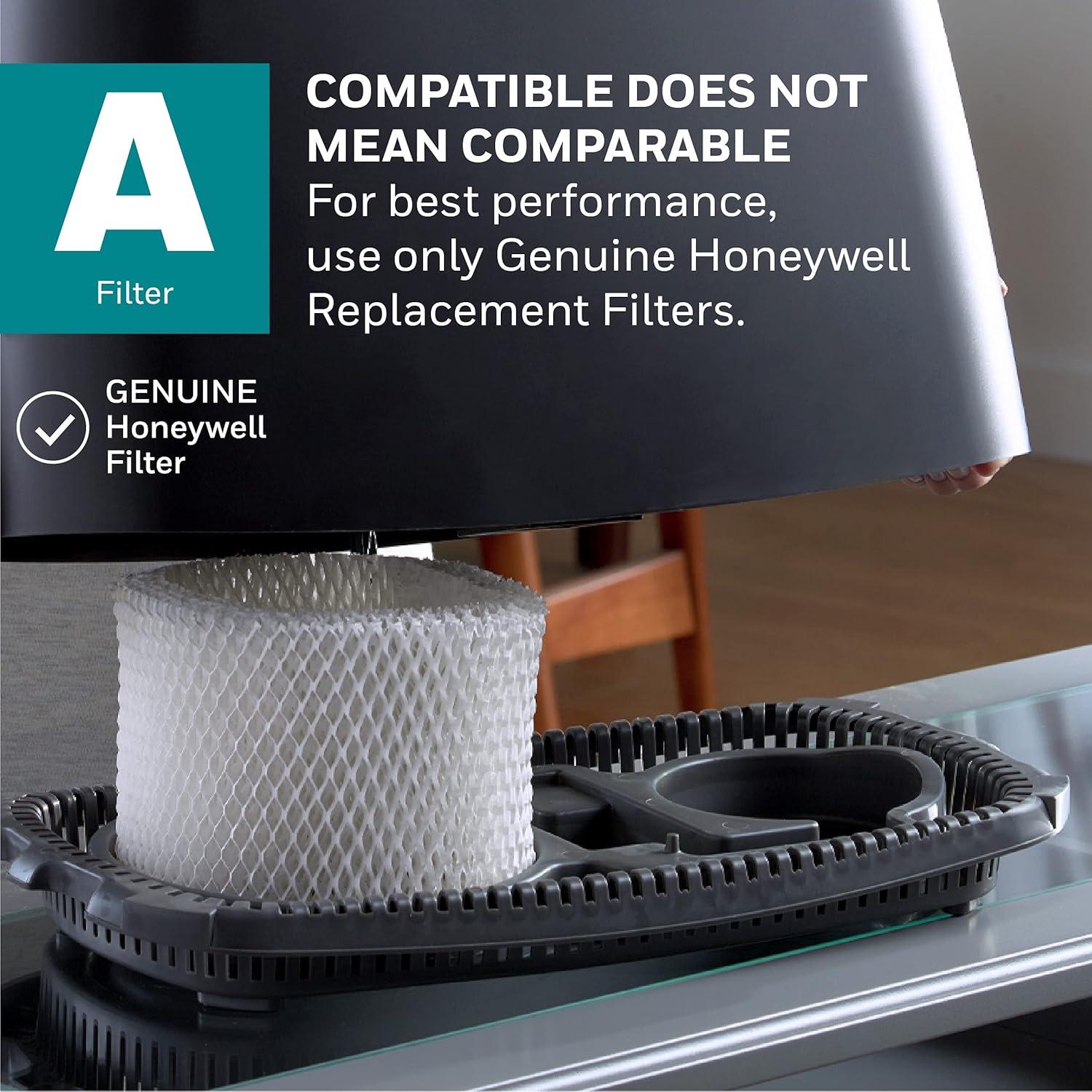 Honeywell 1.1 gal 400 sq ft Cool Moisture Humidifier, Black, HCM350B