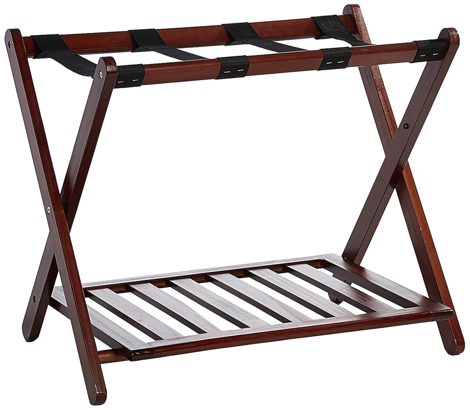 WRIWON Luggage Rack, 26.75" Wide with Shelf