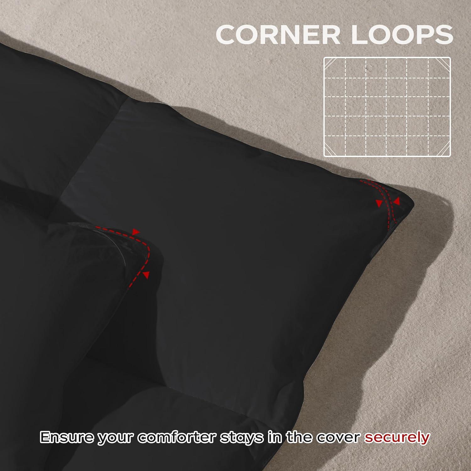 Luxurious White Cotton Full Size Pinch Pleat Comforter