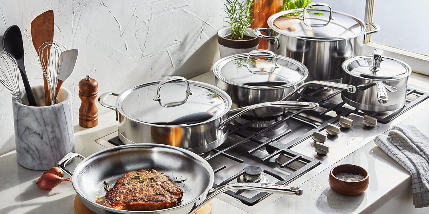 Demeyere Atlantis 10-Piece Stainless Steel Cookware Set